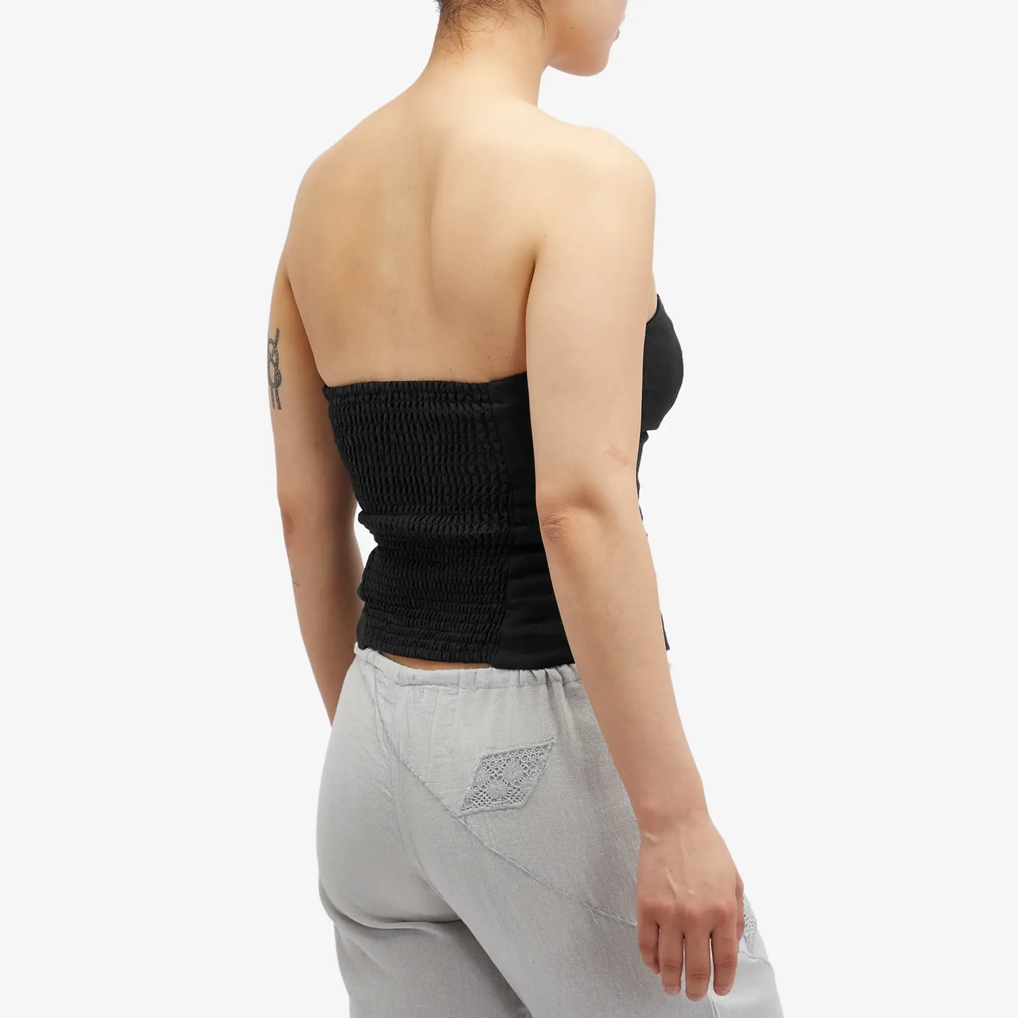 Samsøe Samsøe Women's Linen Corset Top Black