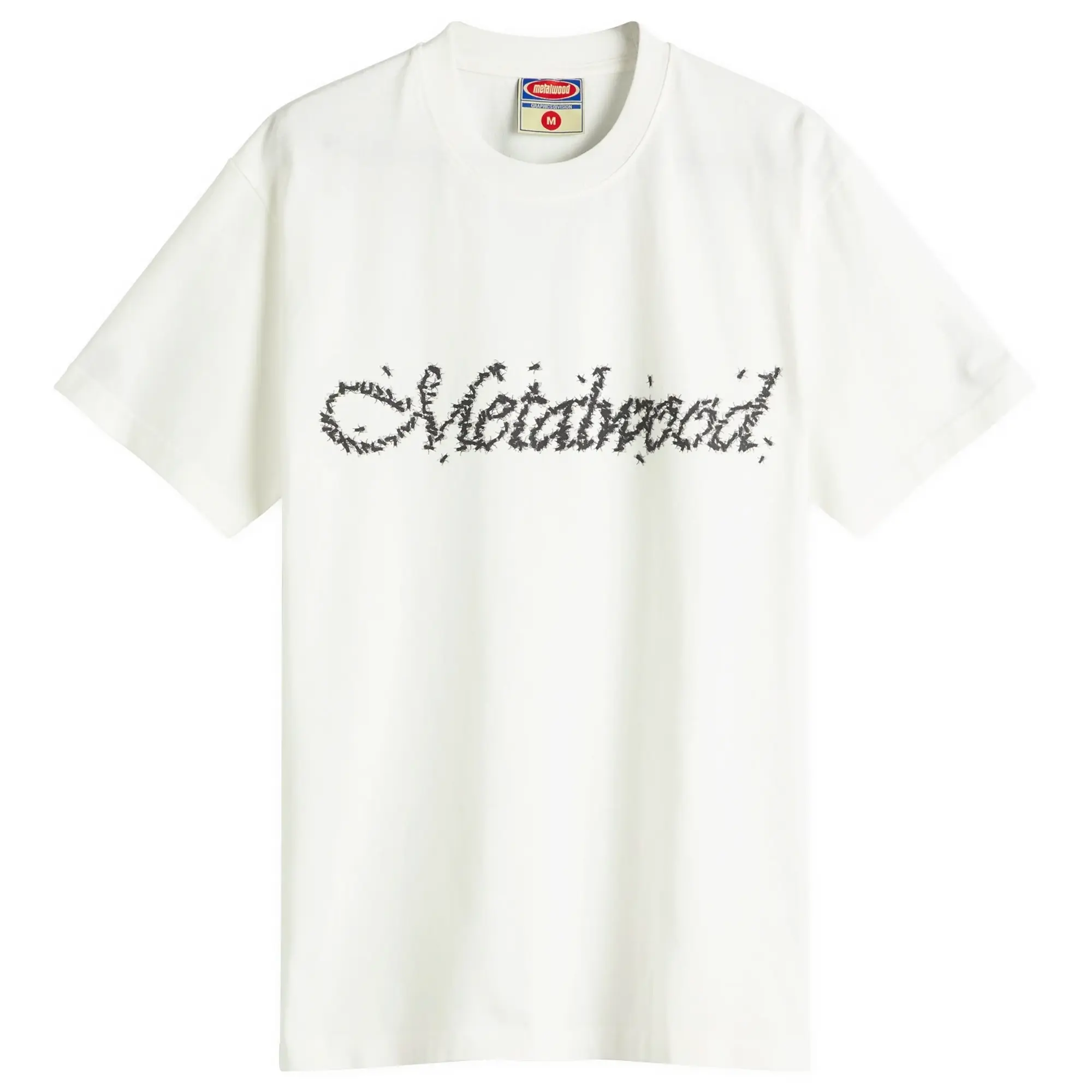 Metalwood Studio Men's Flies T-Shirt White