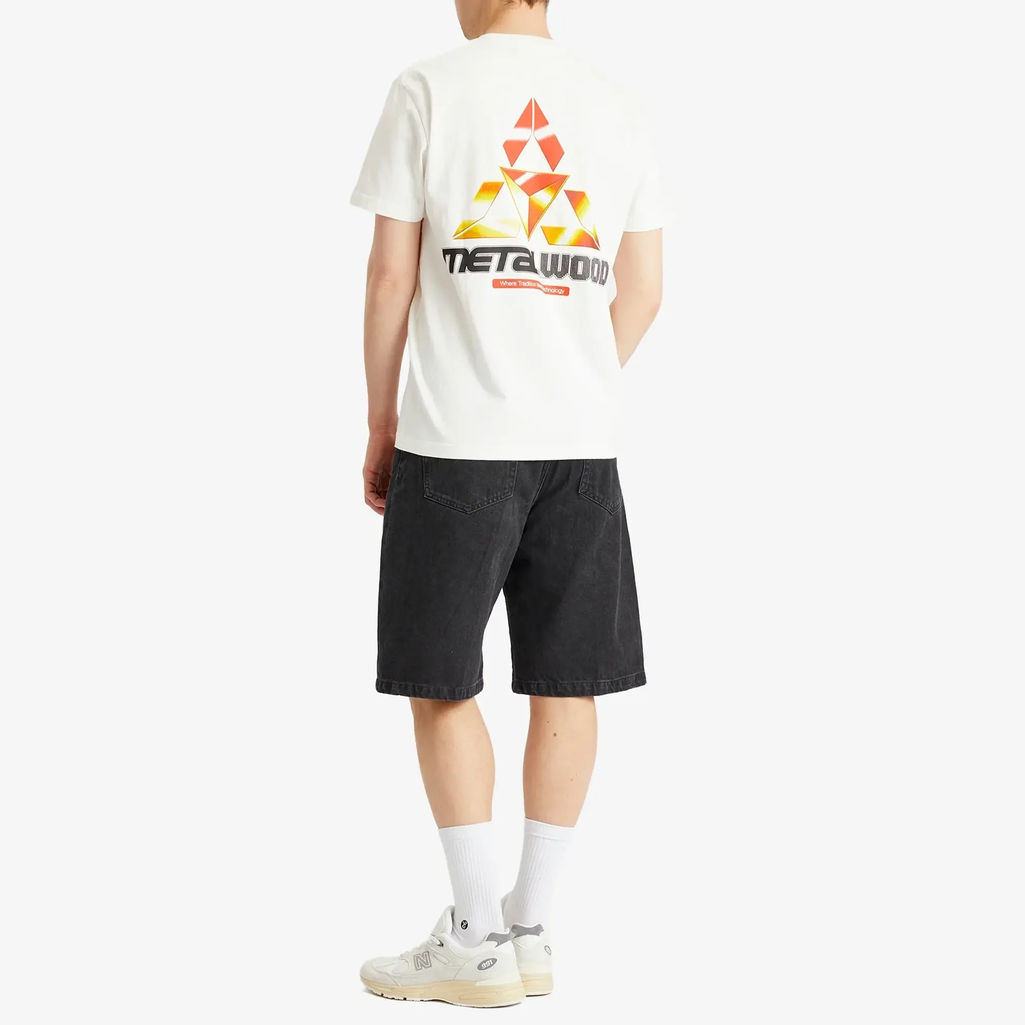 Metalwood Studio Men's Tri-Metal T-Shirt White