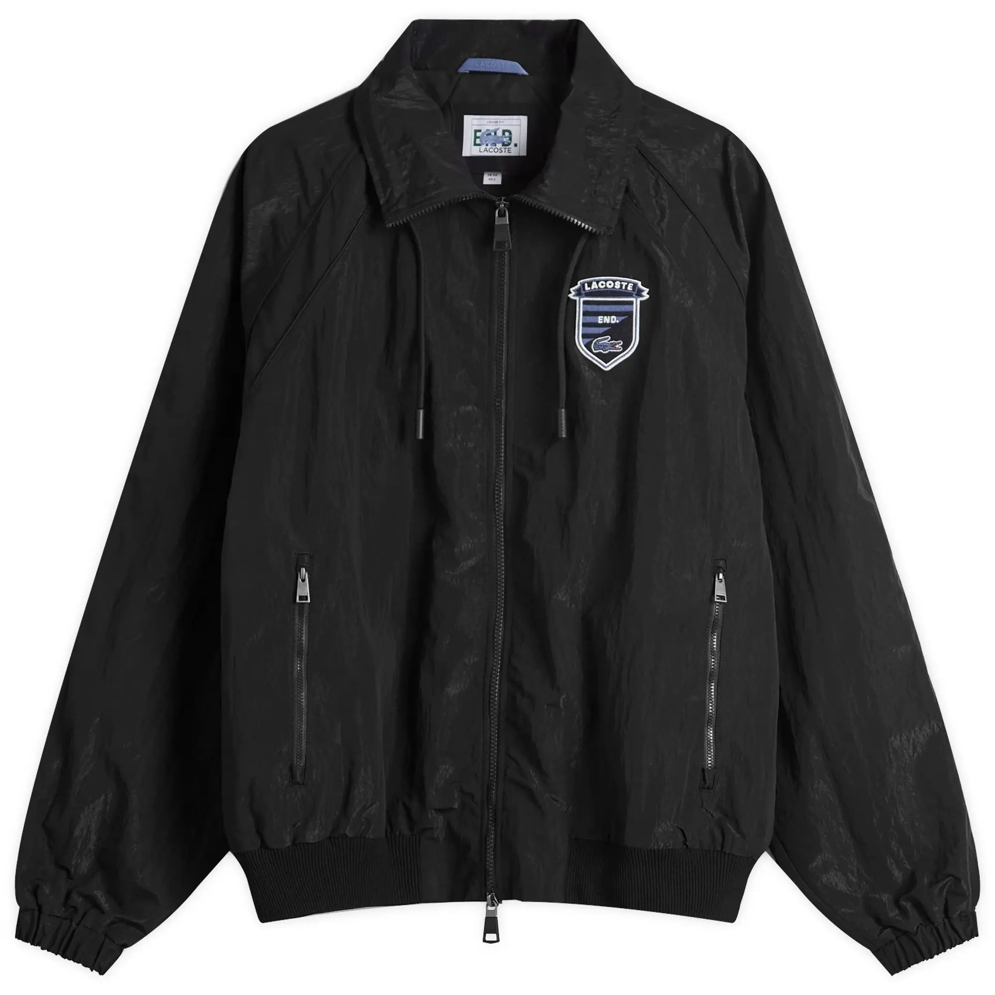 END. x Lacoste Track Top Noir