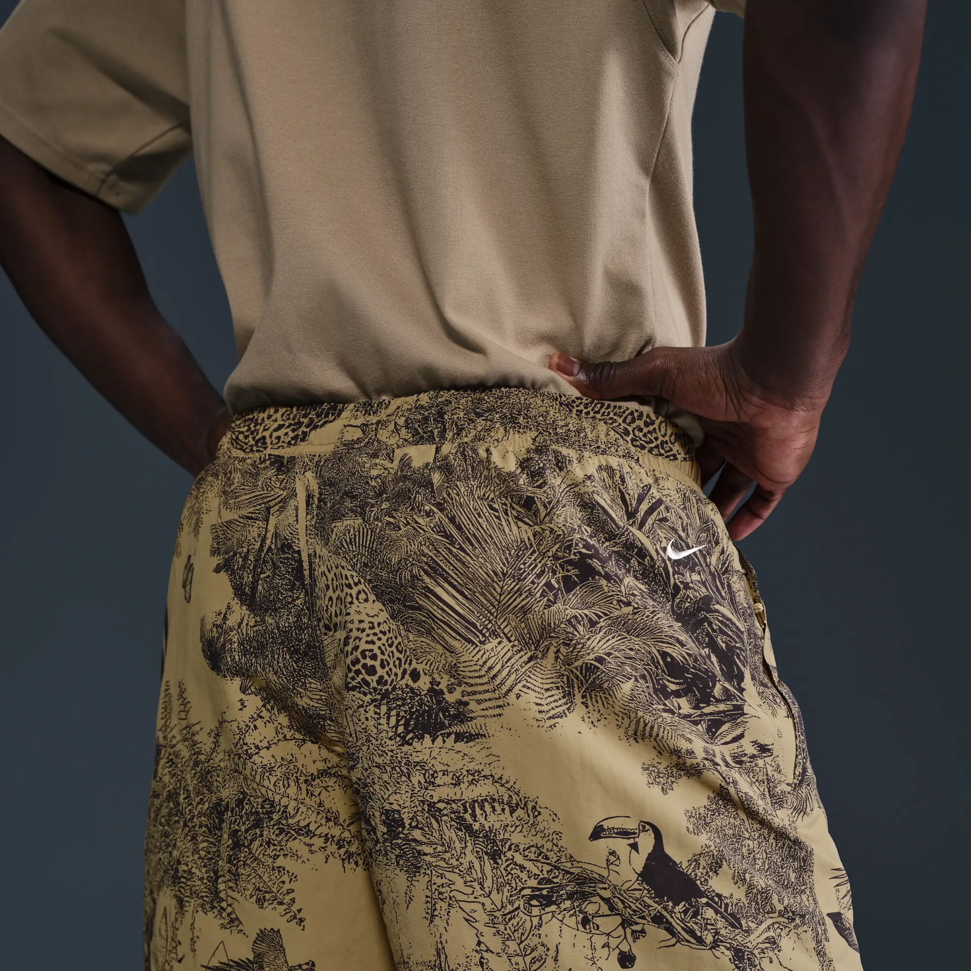 Nike ACG 'Reservoir Goat' Men's Print Shorts - Brown - Nylon