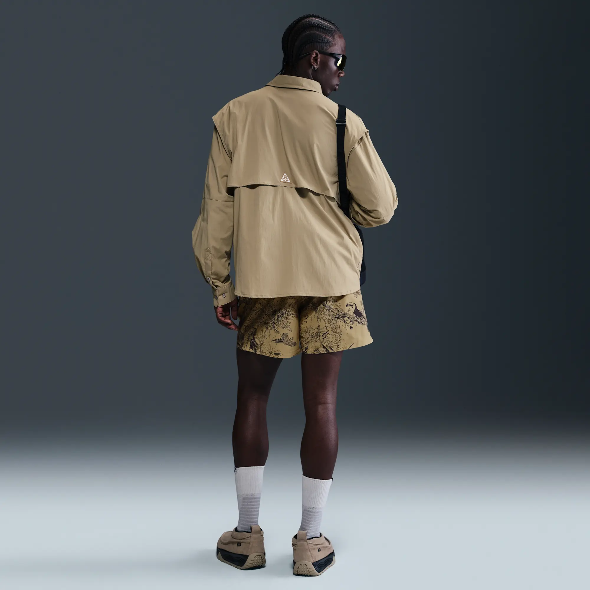 Nike ACG 'Reservoir Goat' Men's Print Shorts - Brown - Nylon