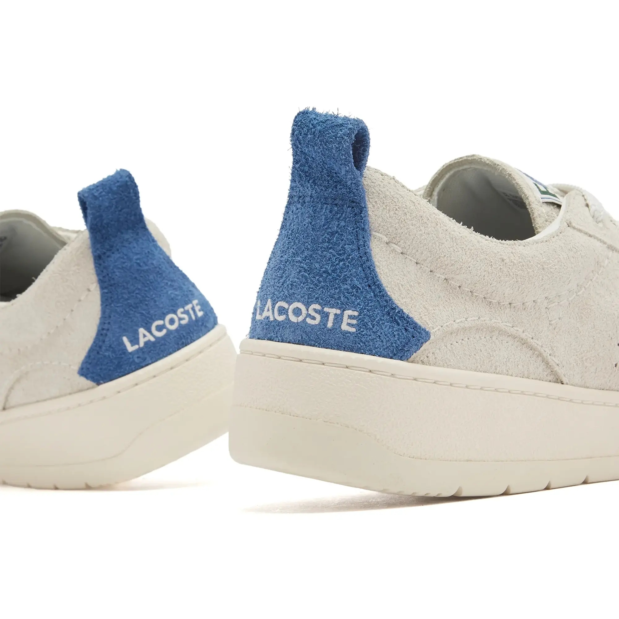 END. x Lacoste Umpire Sneaker Off-White/Blue