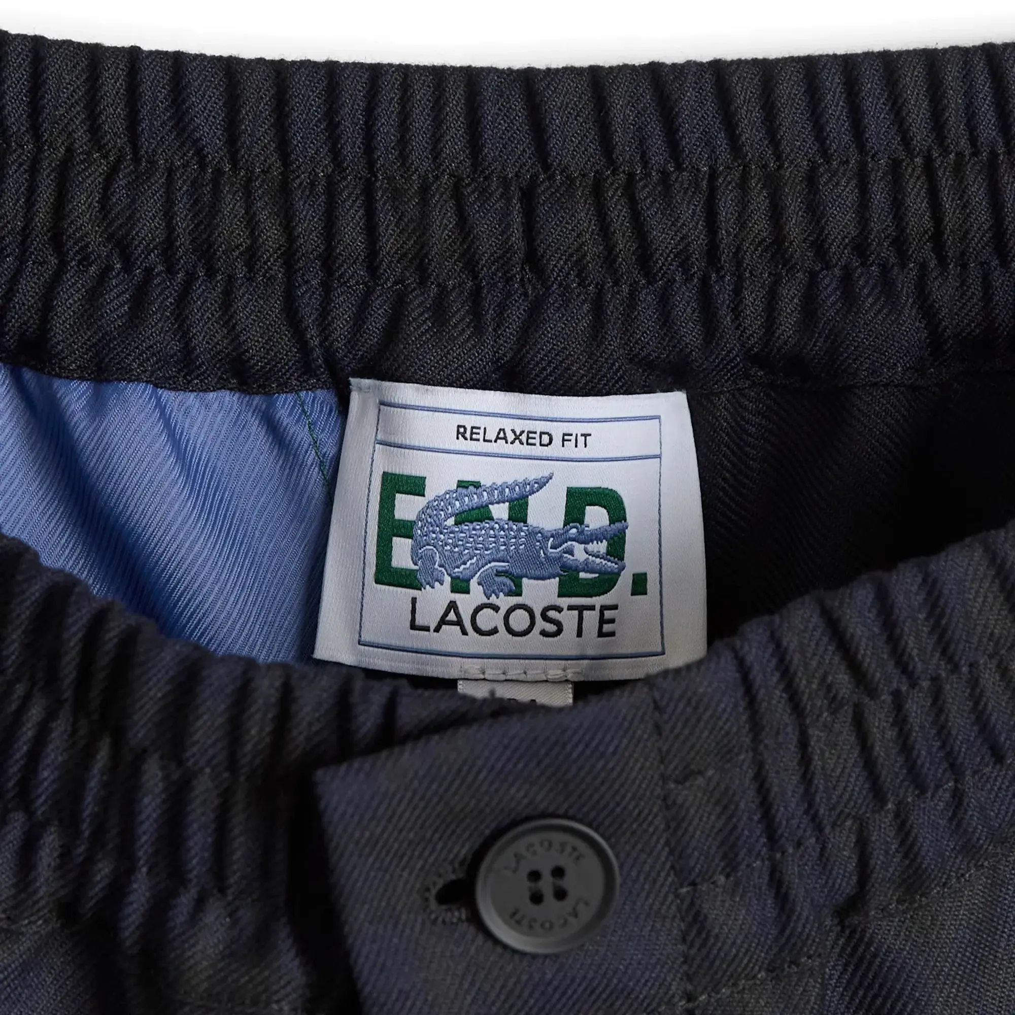END. x Lacoste Pant Abimes& Noir
