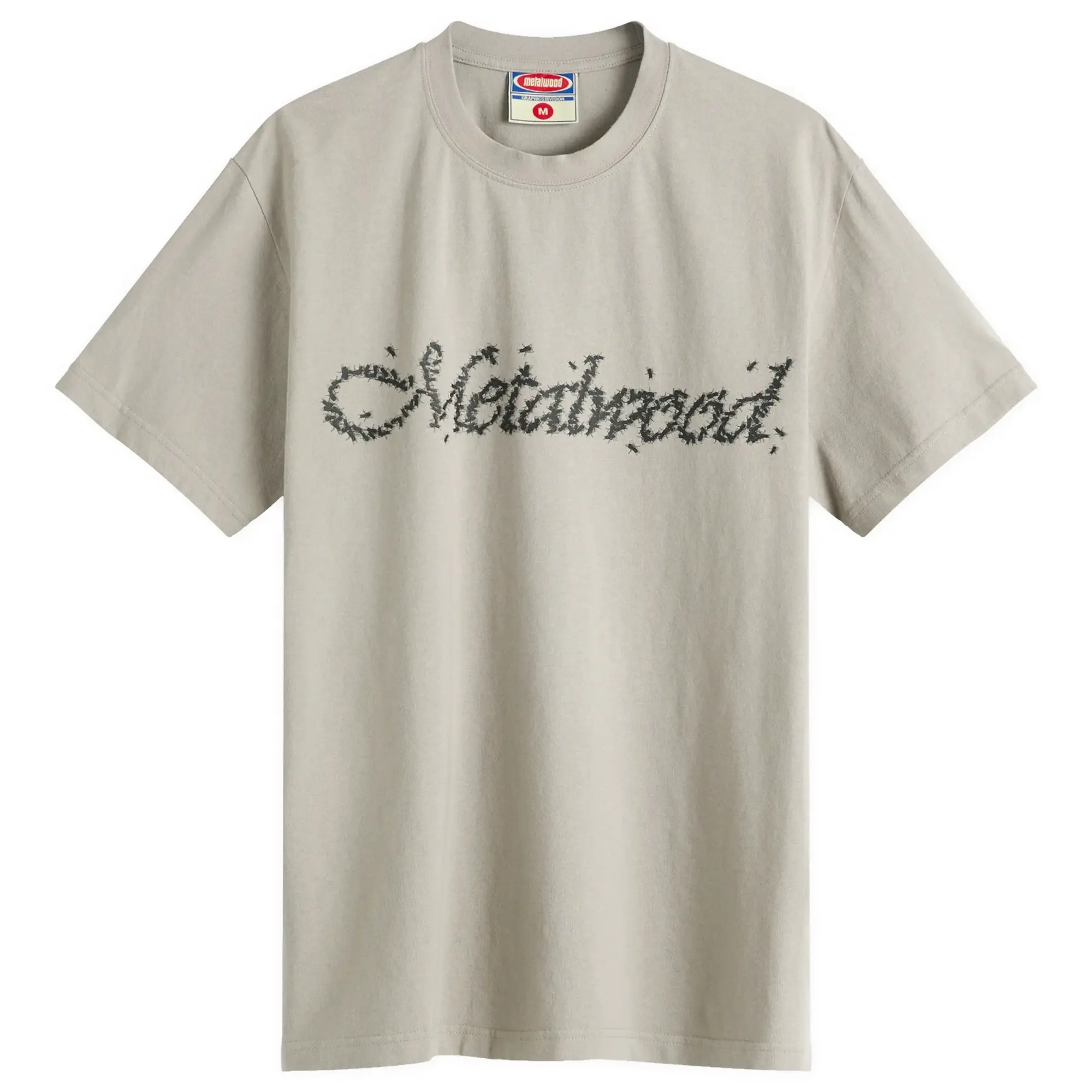 Metalwood Studio Men's Flies T-Shirt Taupe