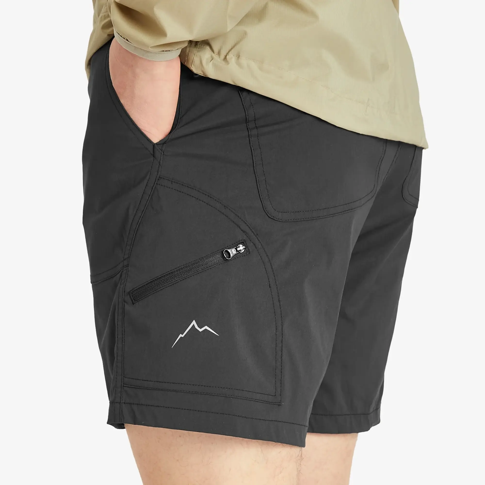 CAYL Men's 6 Pocket Hiking Shorts Black