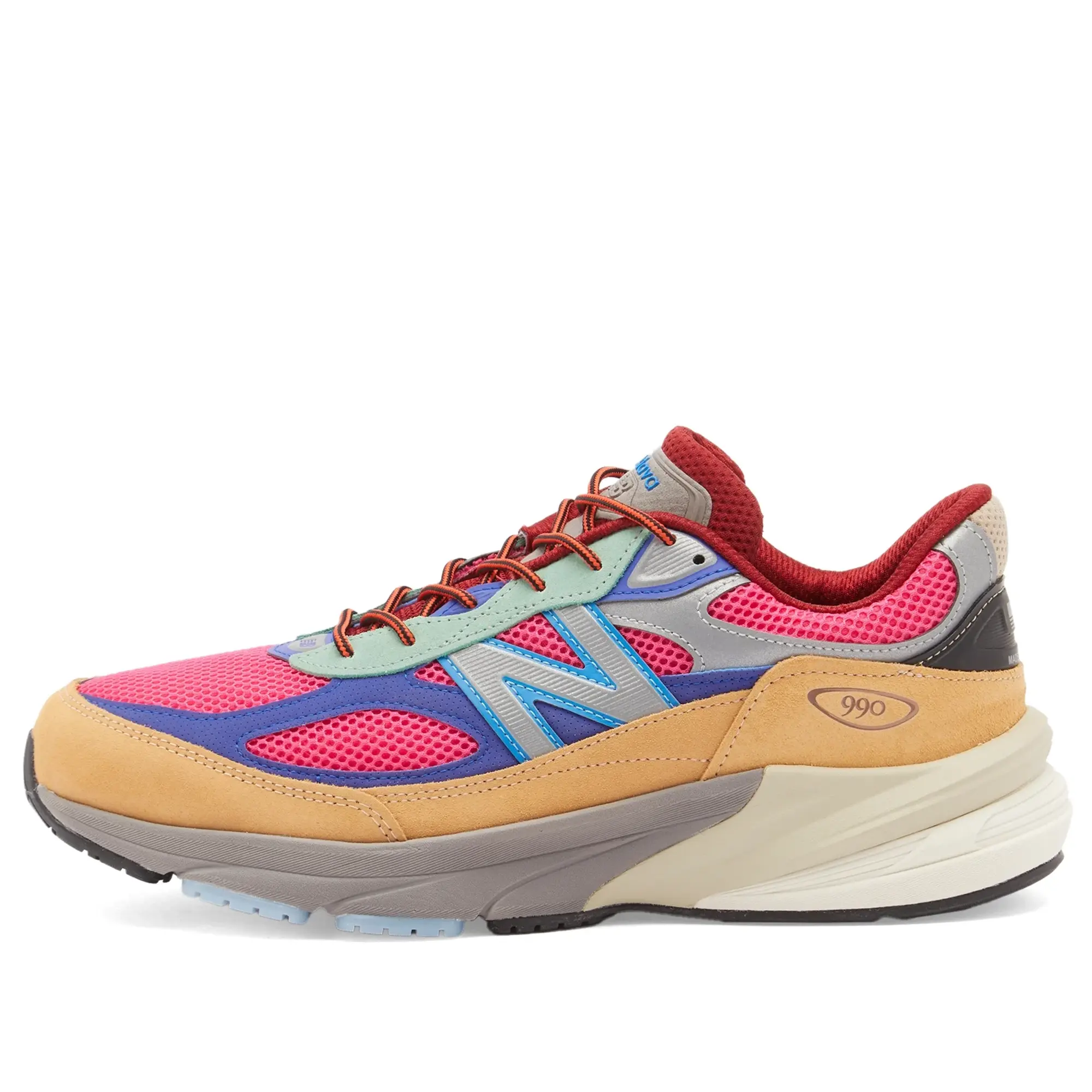 New Balance Men's X Action Bronson 990v6 Sneaker Multi