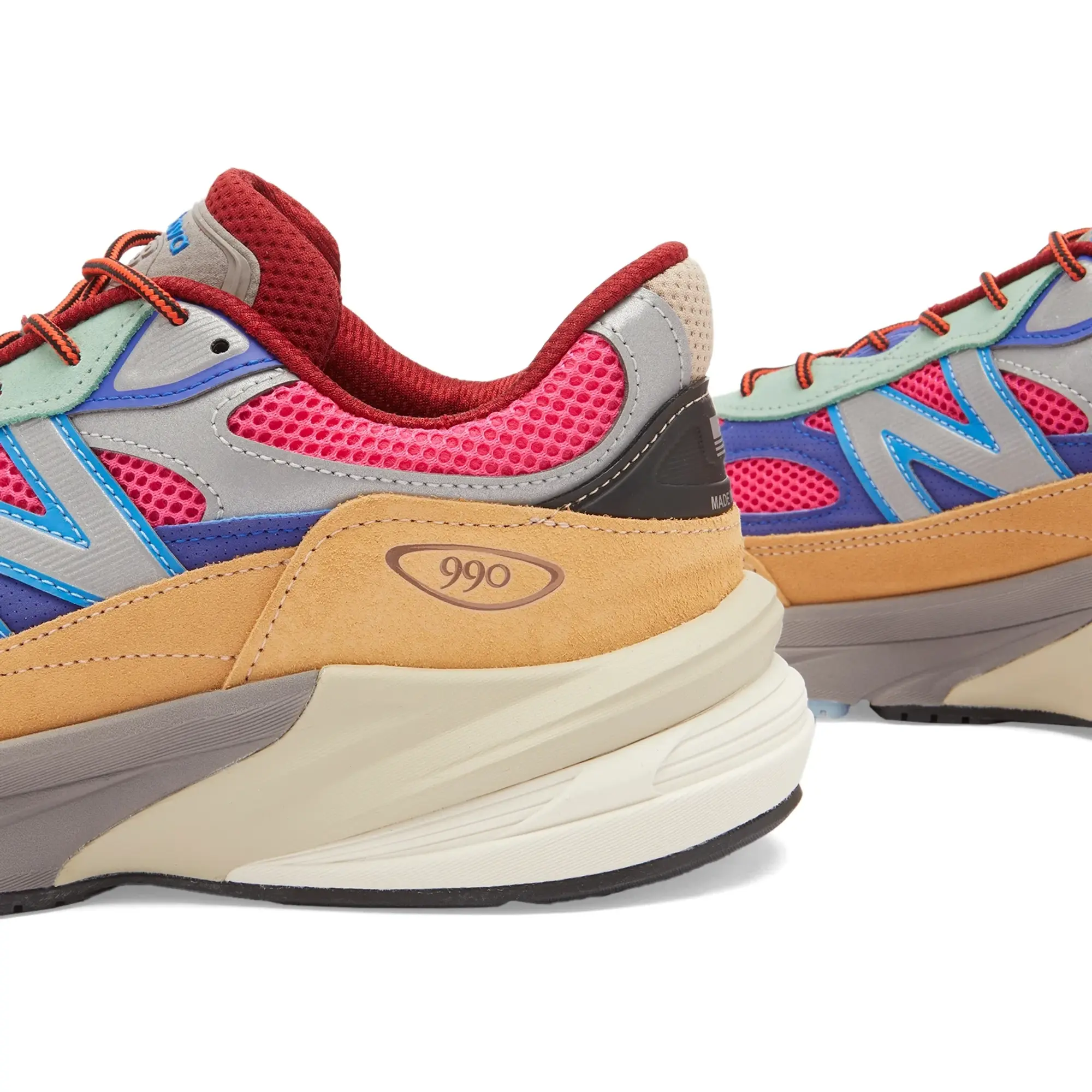 New Balance Men's X Action Bronson 990v6 Sneaker Multi