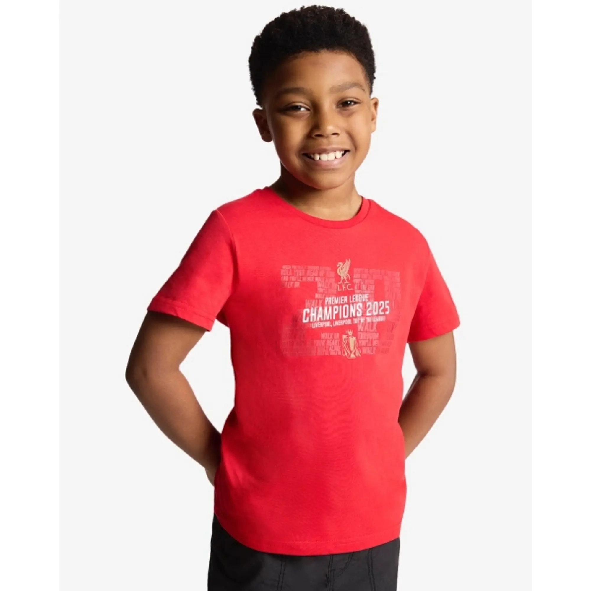 LFC EPL Champions 24/25 Juniors Tee Red