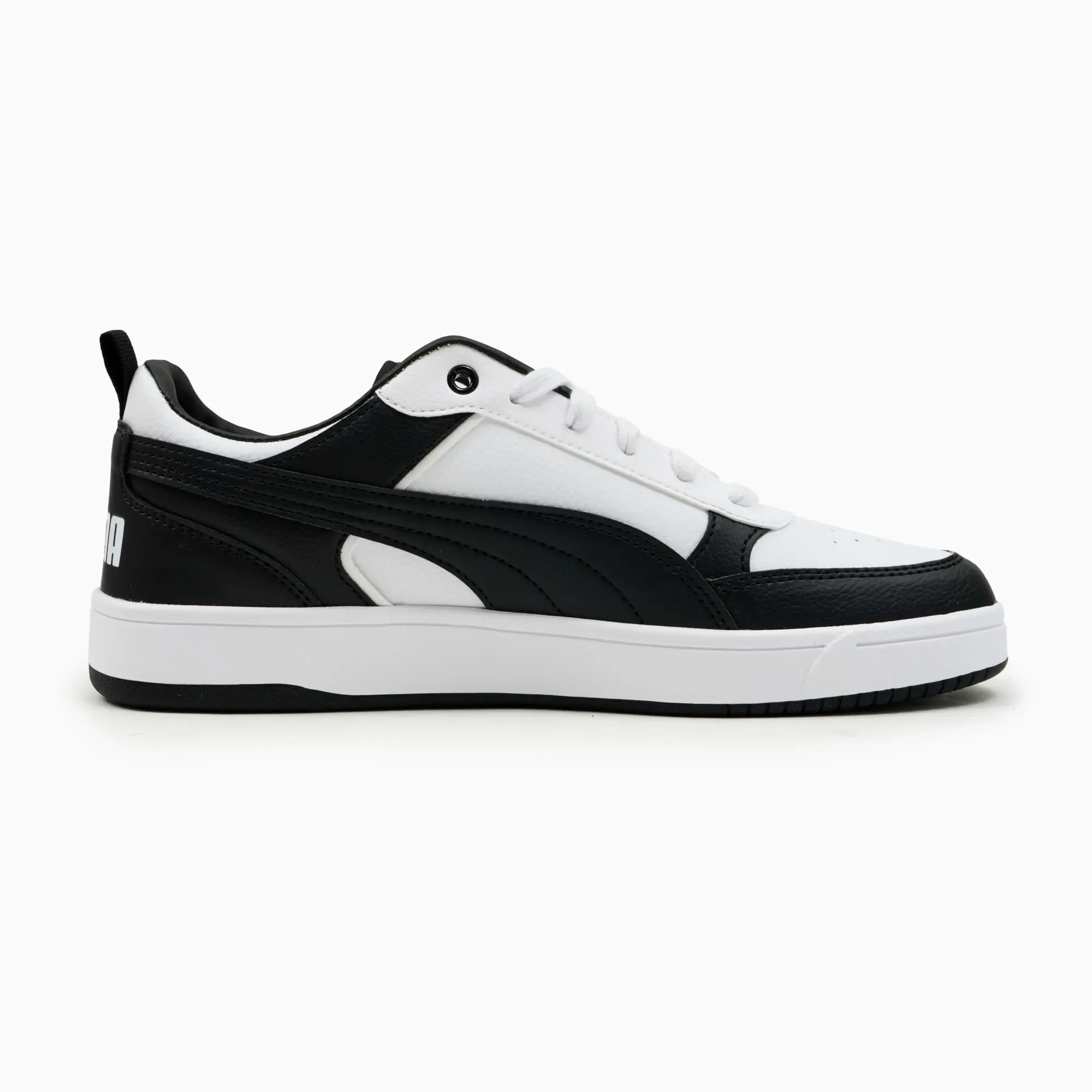PUMA Dribble Sneakers, White/Black, size 10
