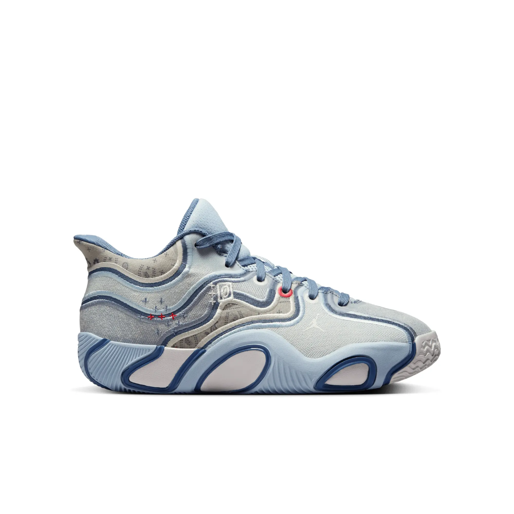 Nike Tatum 3 'Blue Denim' Older Kids' Basketball Shoes - Blue