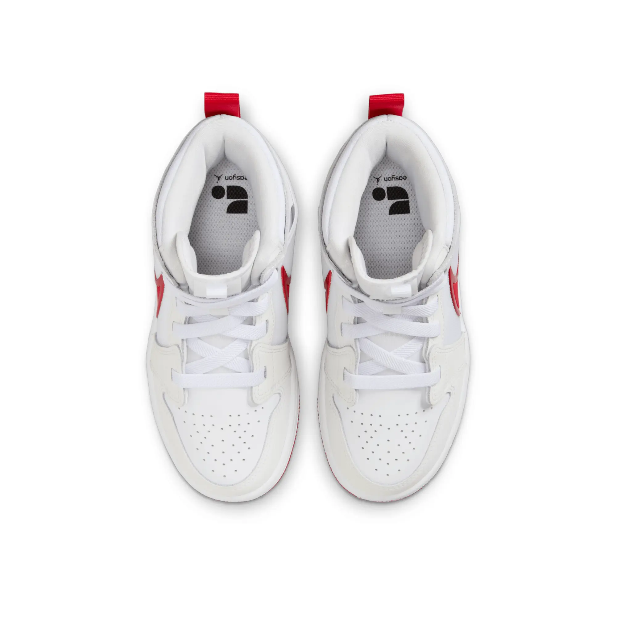 Nike Jordan 1 Mid RM EasyOn Younger Kids' Shoes - White