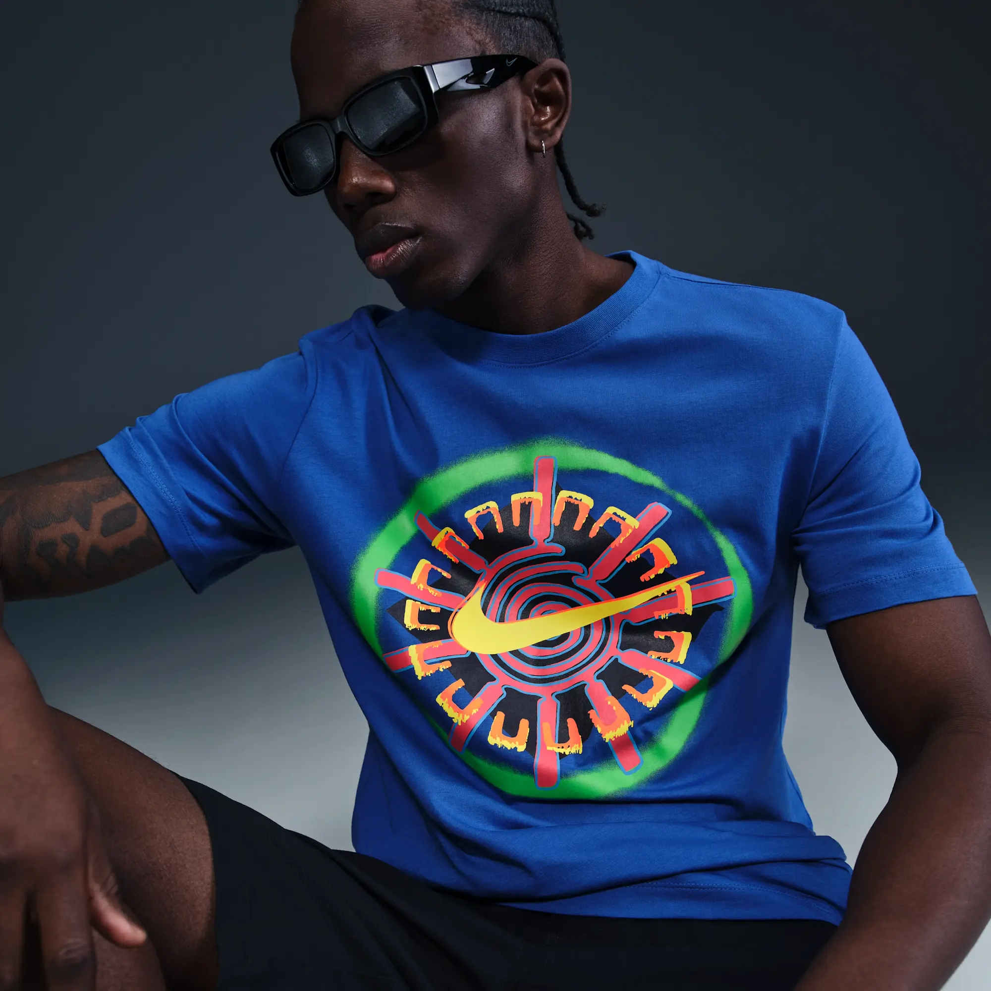 Nike Sportswear T-Shirt - Blue - Cotton