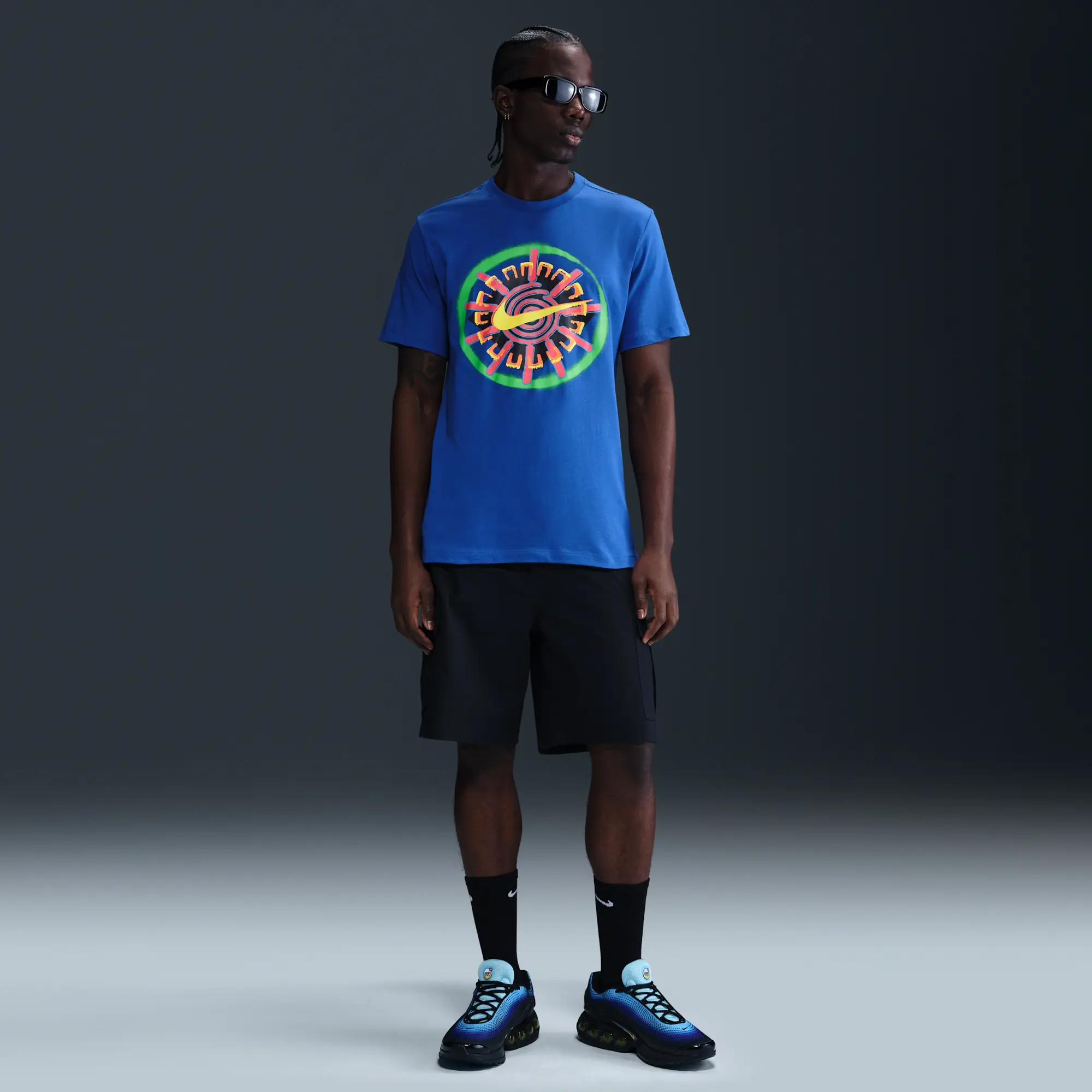 Nike Sportswear T-Shirt - Blue - Cotton