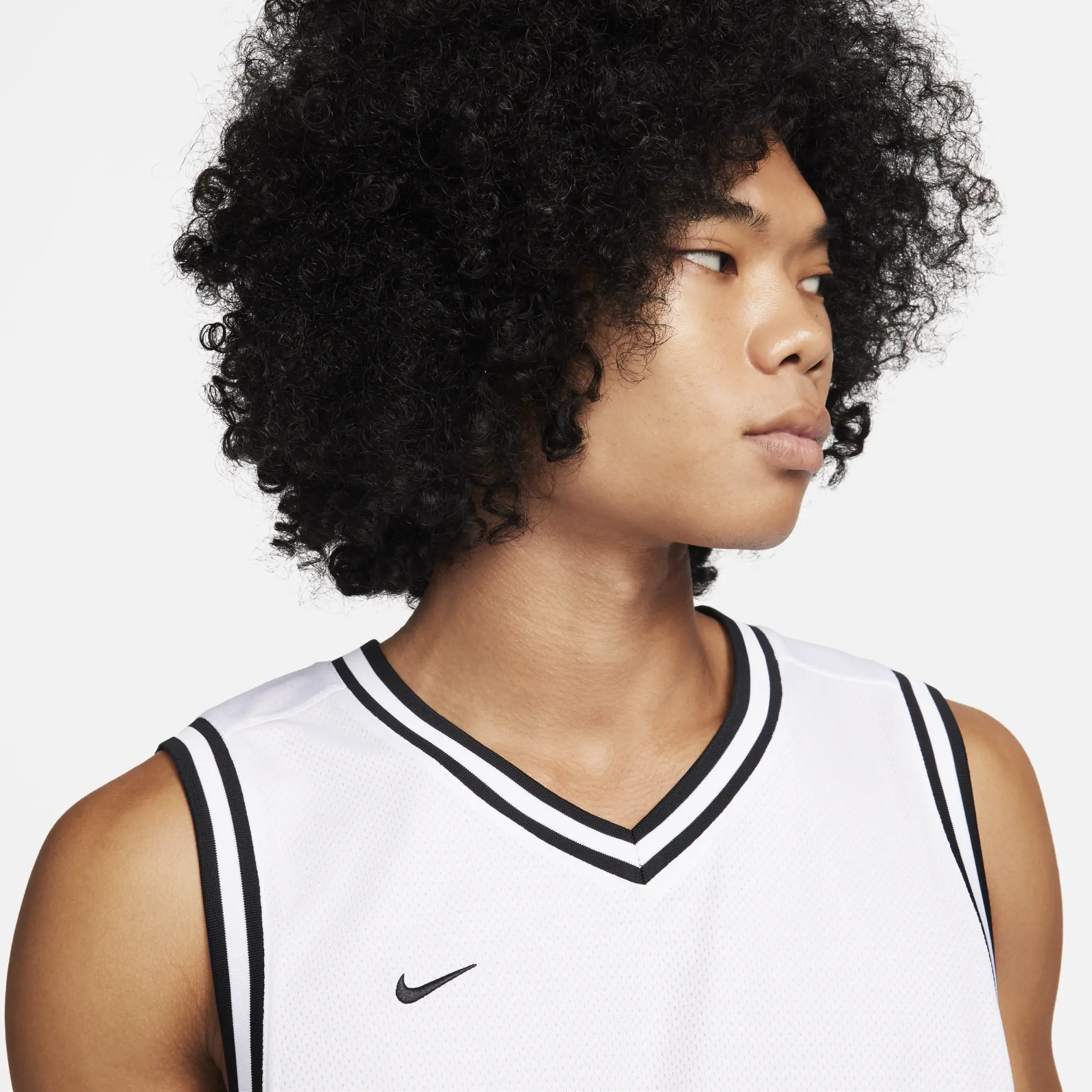 Nike DNA Men's Dri-FIT Basketball Jersey - White - Polyester