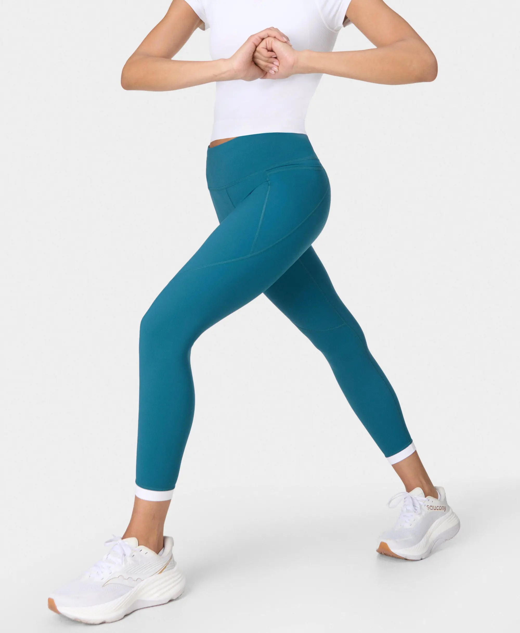 Power 7/8 Colourblock Gym Leggings