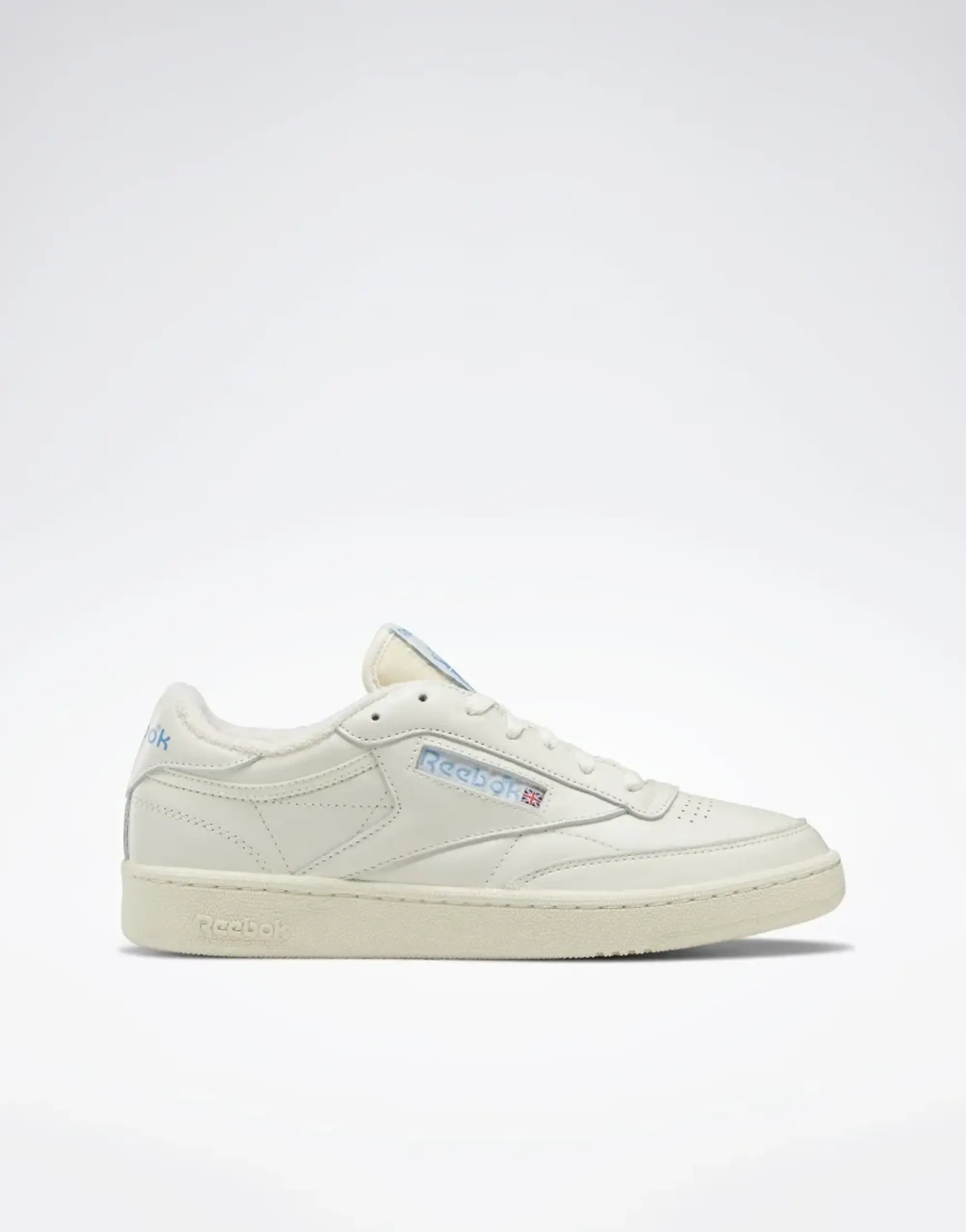 Reebok Club C 85 Vintage Trainers In Chalk And Essential Blue - Cream-White