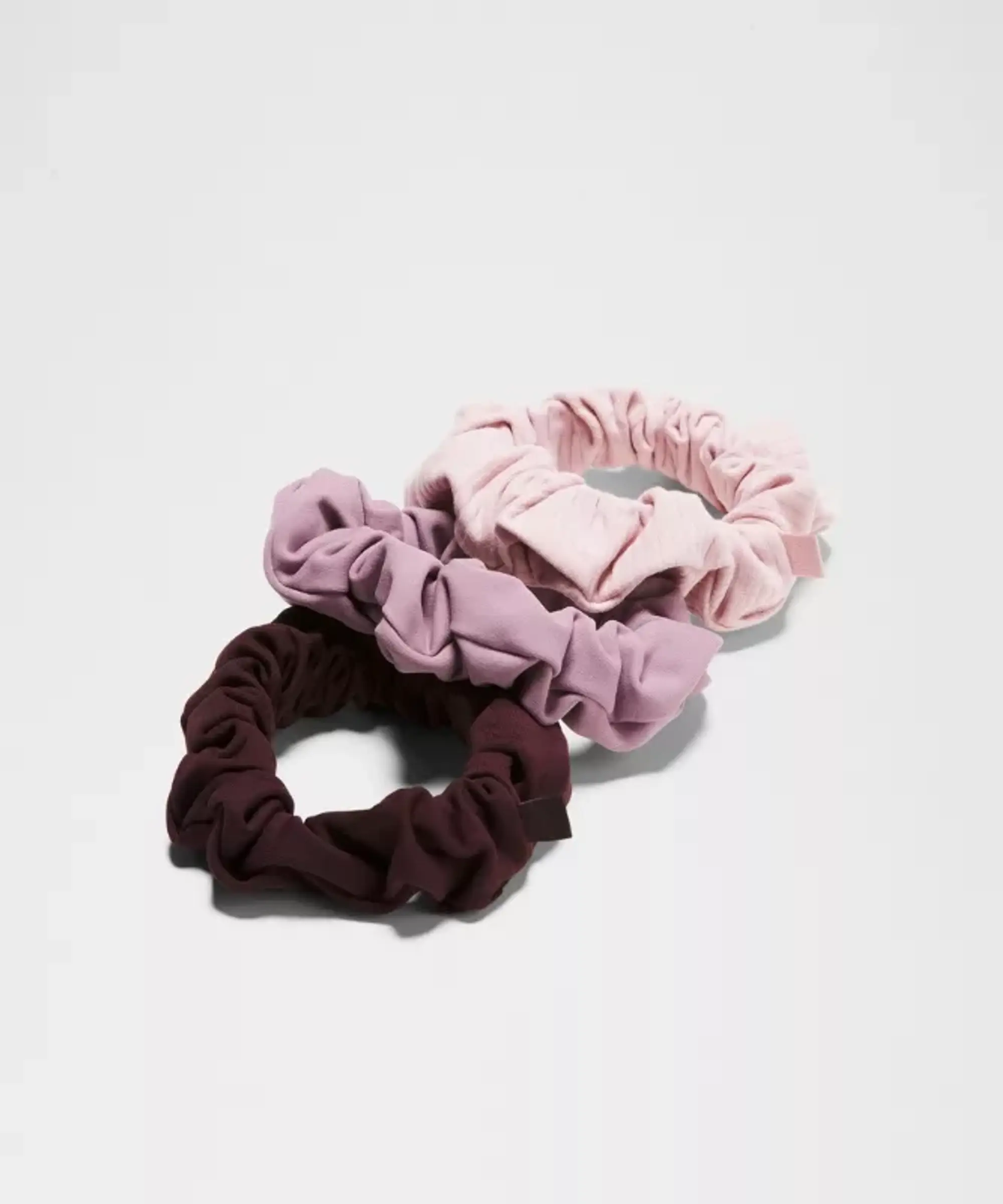 lululemon – Uplifting Hair Scrunchies 3 Pack – Color Pink/Purple