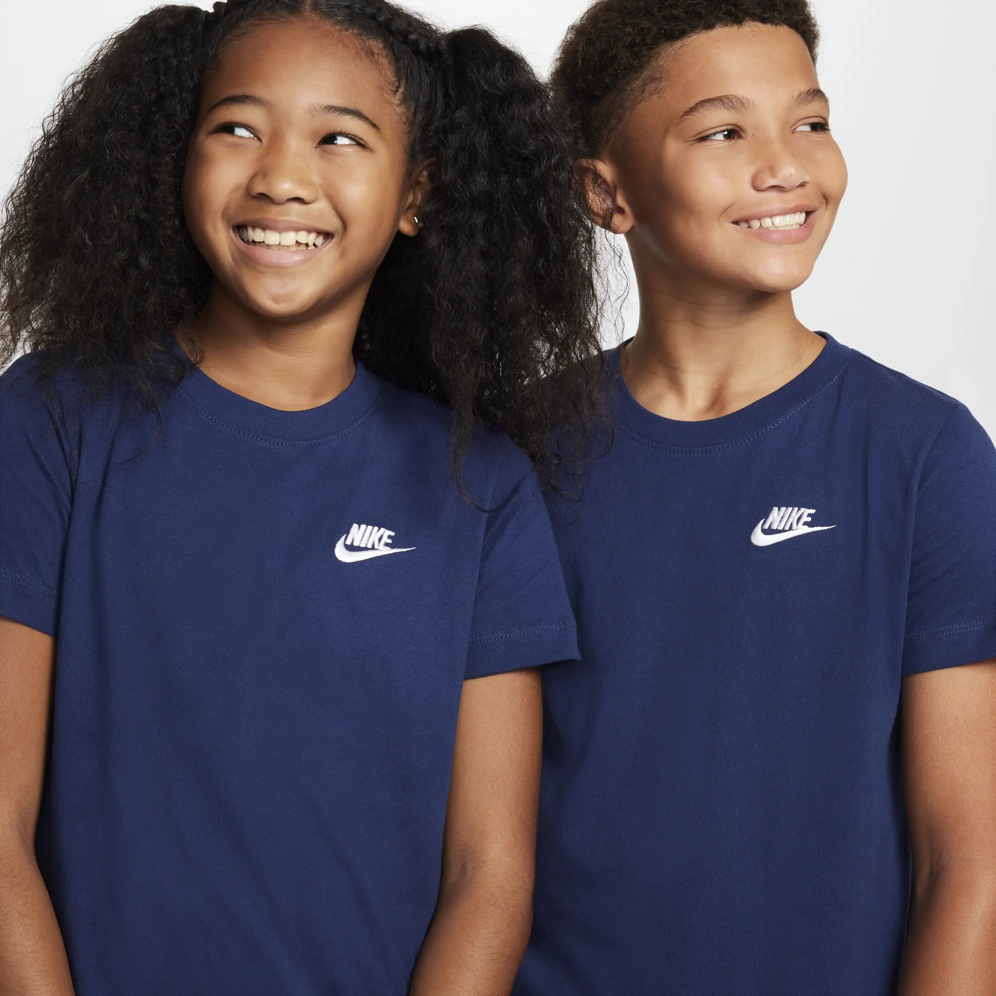 Nike Sportswear Older Kids' T-Shirt - Blue - Cotton