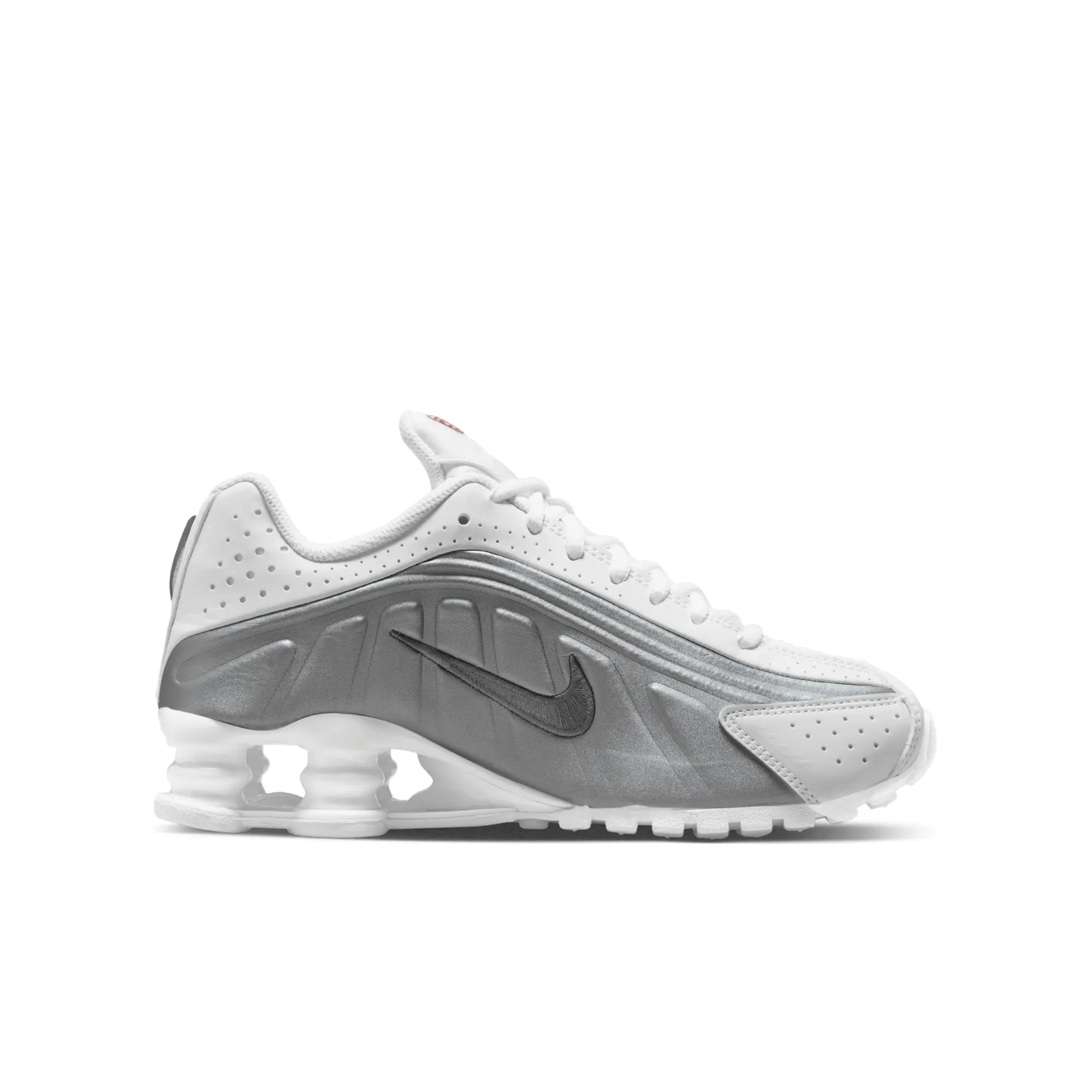 Nike Shox R4 Older Kids' Shoes - White