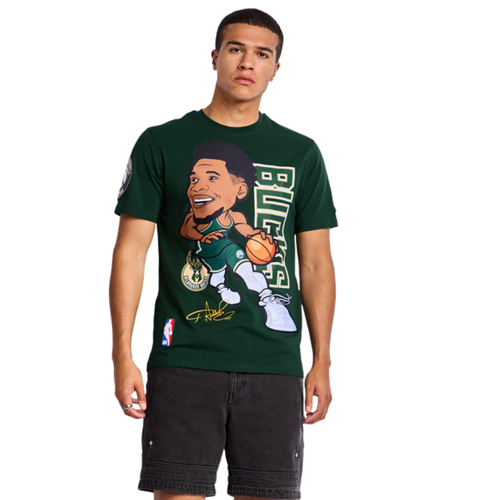 Pro Standard Giannis Men T-Shirts - Green