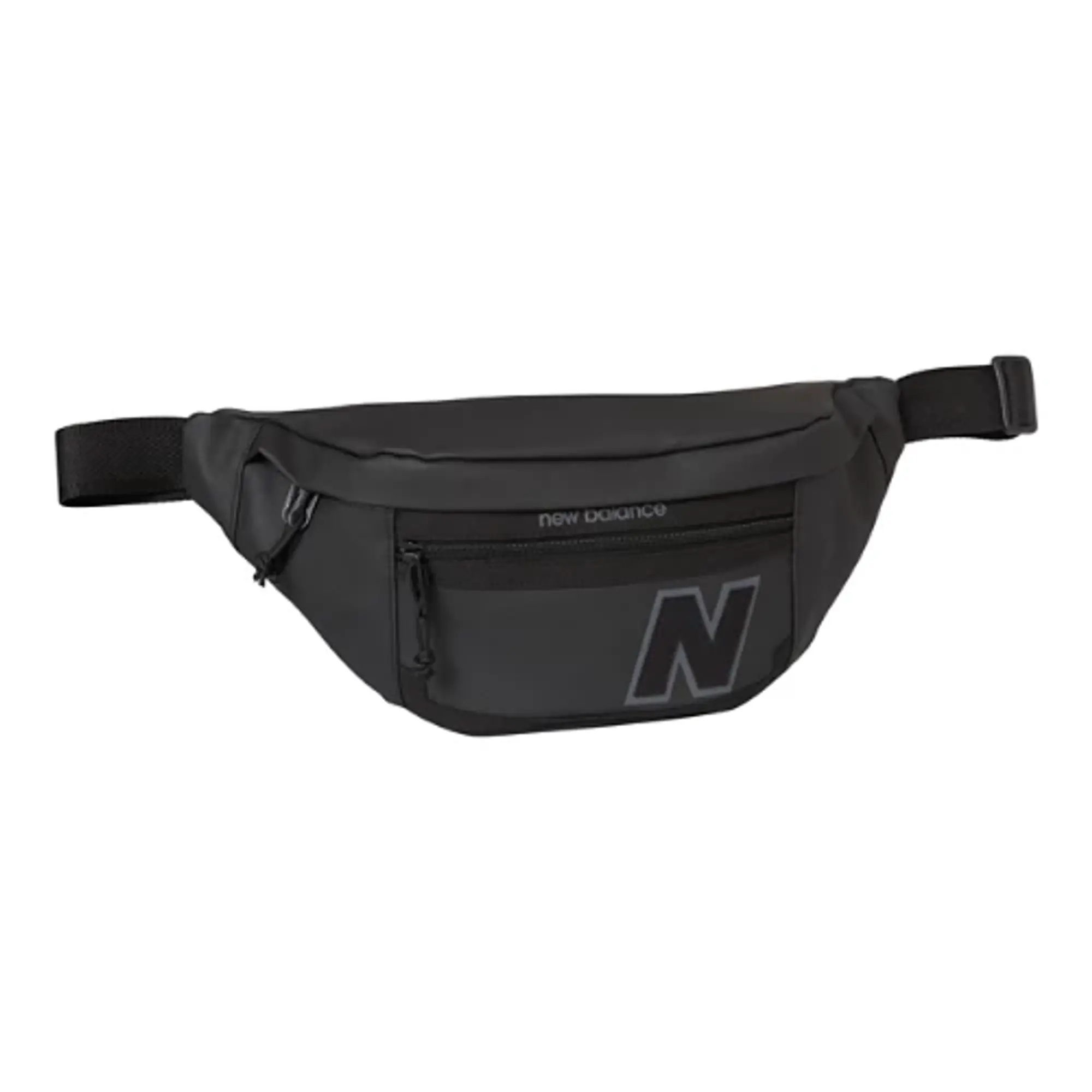 New Balance Unisex Legacy Waist Bag in Black Polyurethane