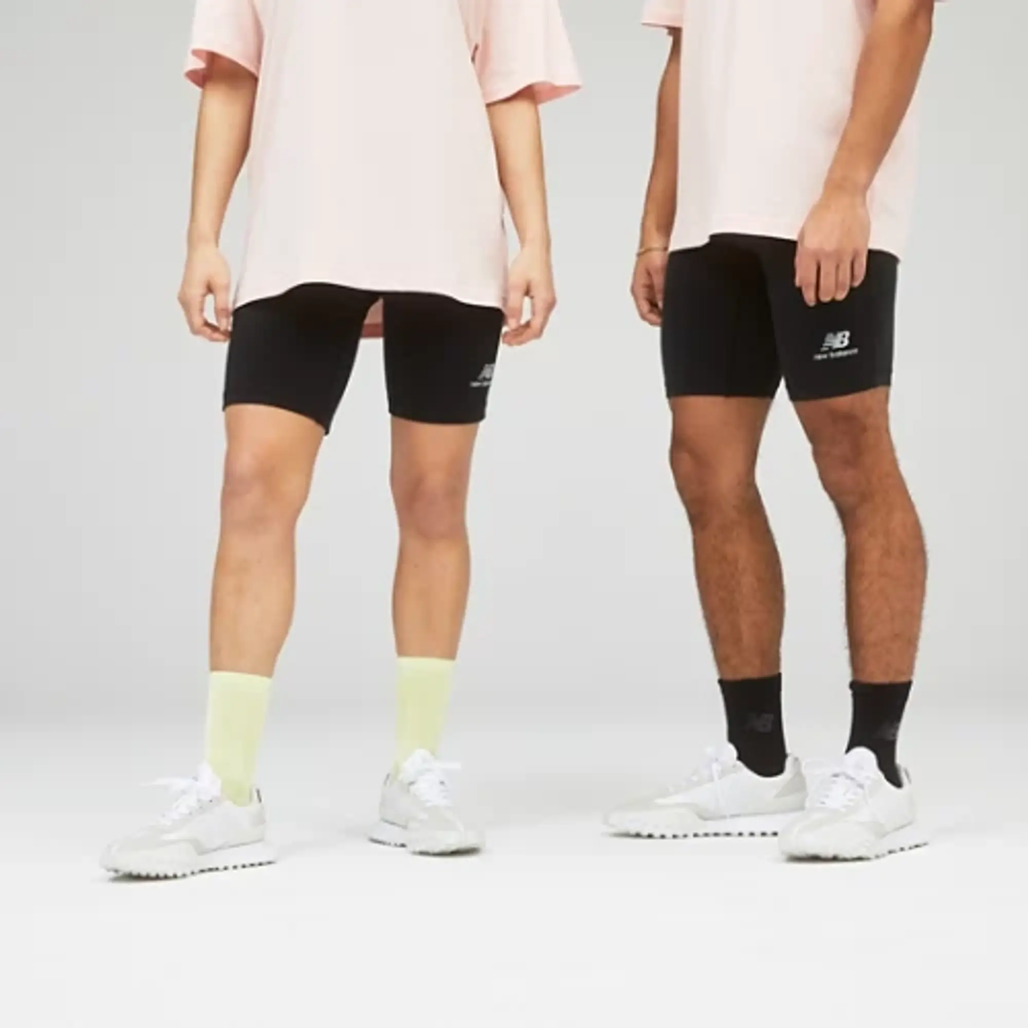 New Balance Unisex Uni-ssentials Cotton Legging Short in Black