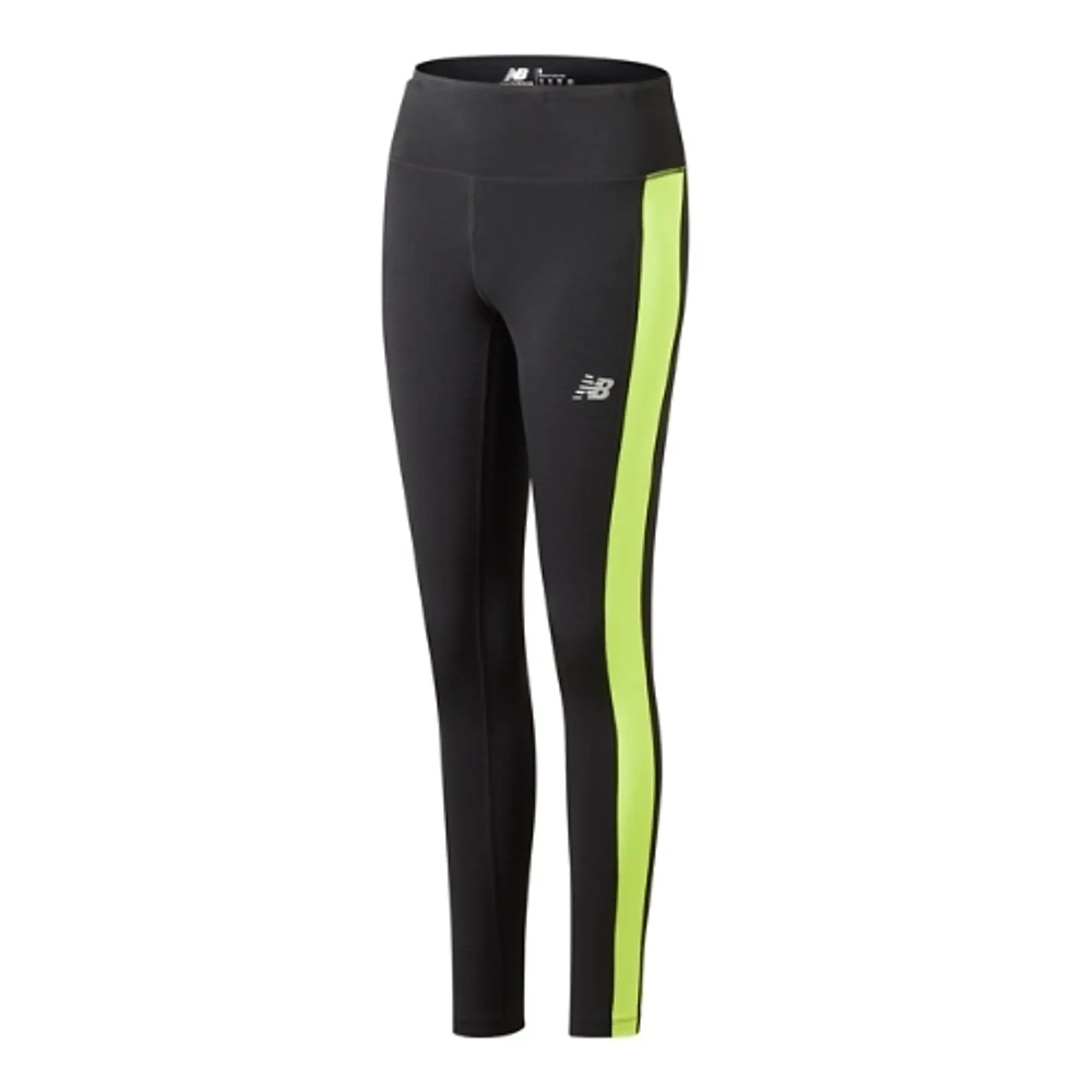 New Balance Women's Accelerate Tight in Green Poly Knit