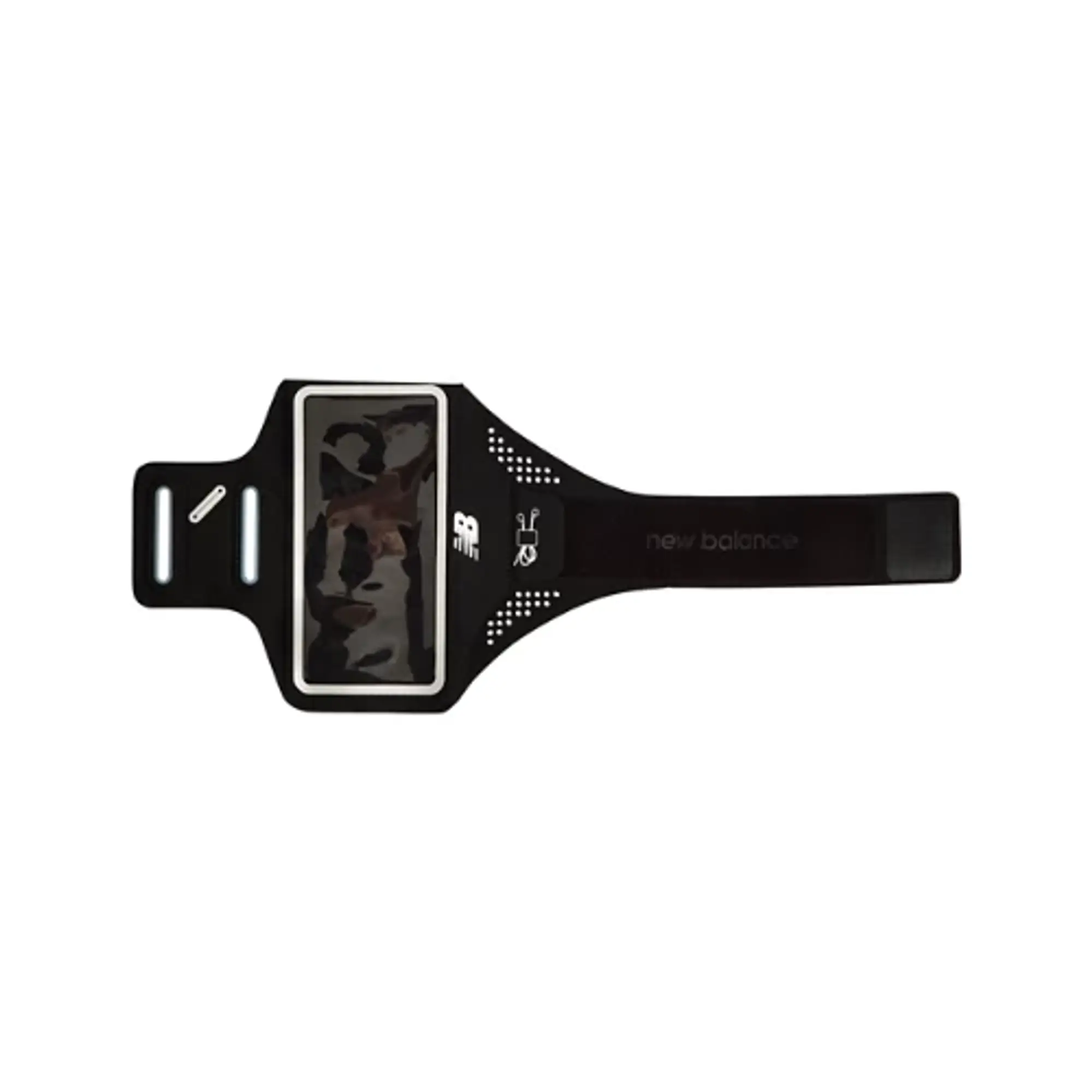 New Balance Unisex Running Phone Pouch in Black Nylon