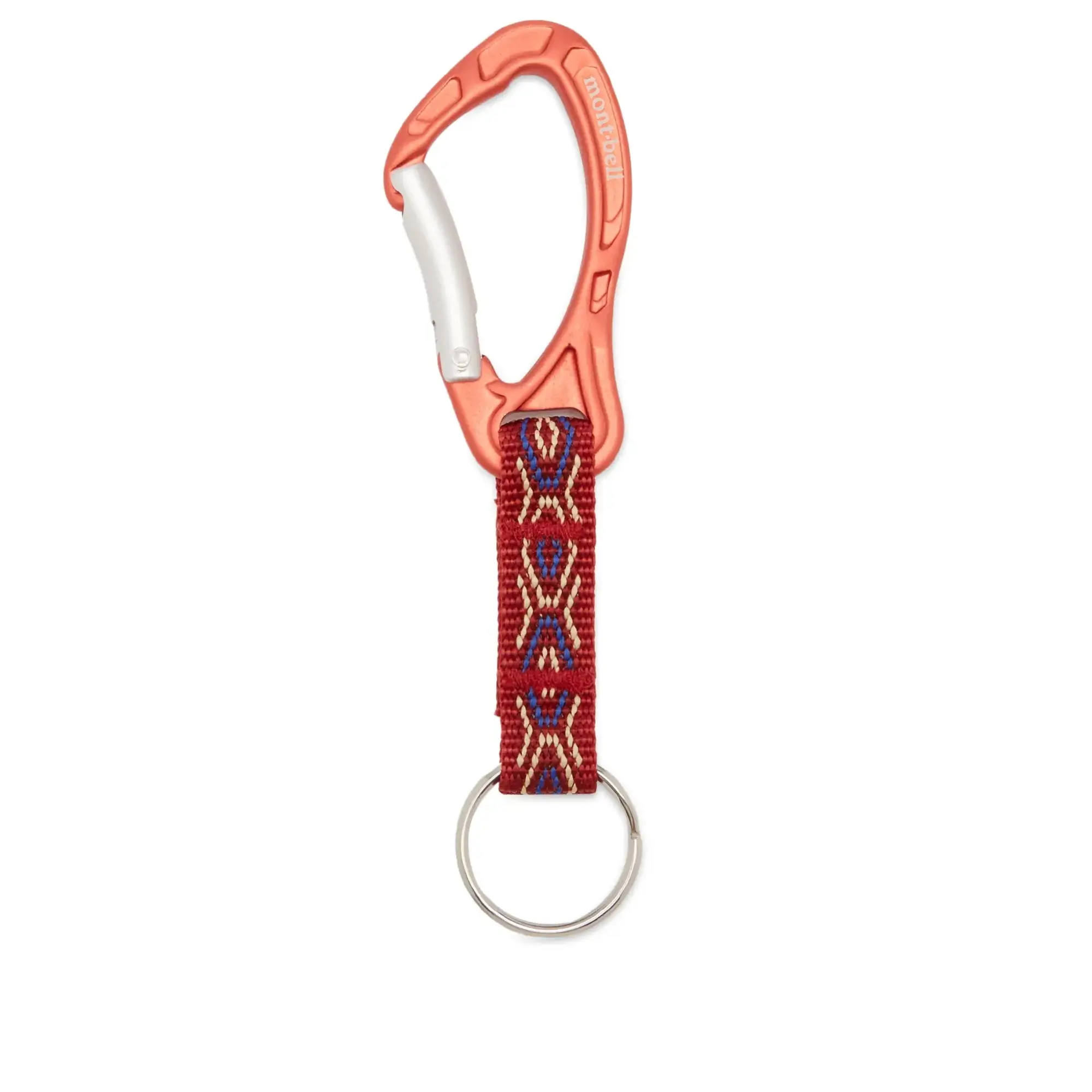 Montbell Men's Carabiner Key Holder Vermillion