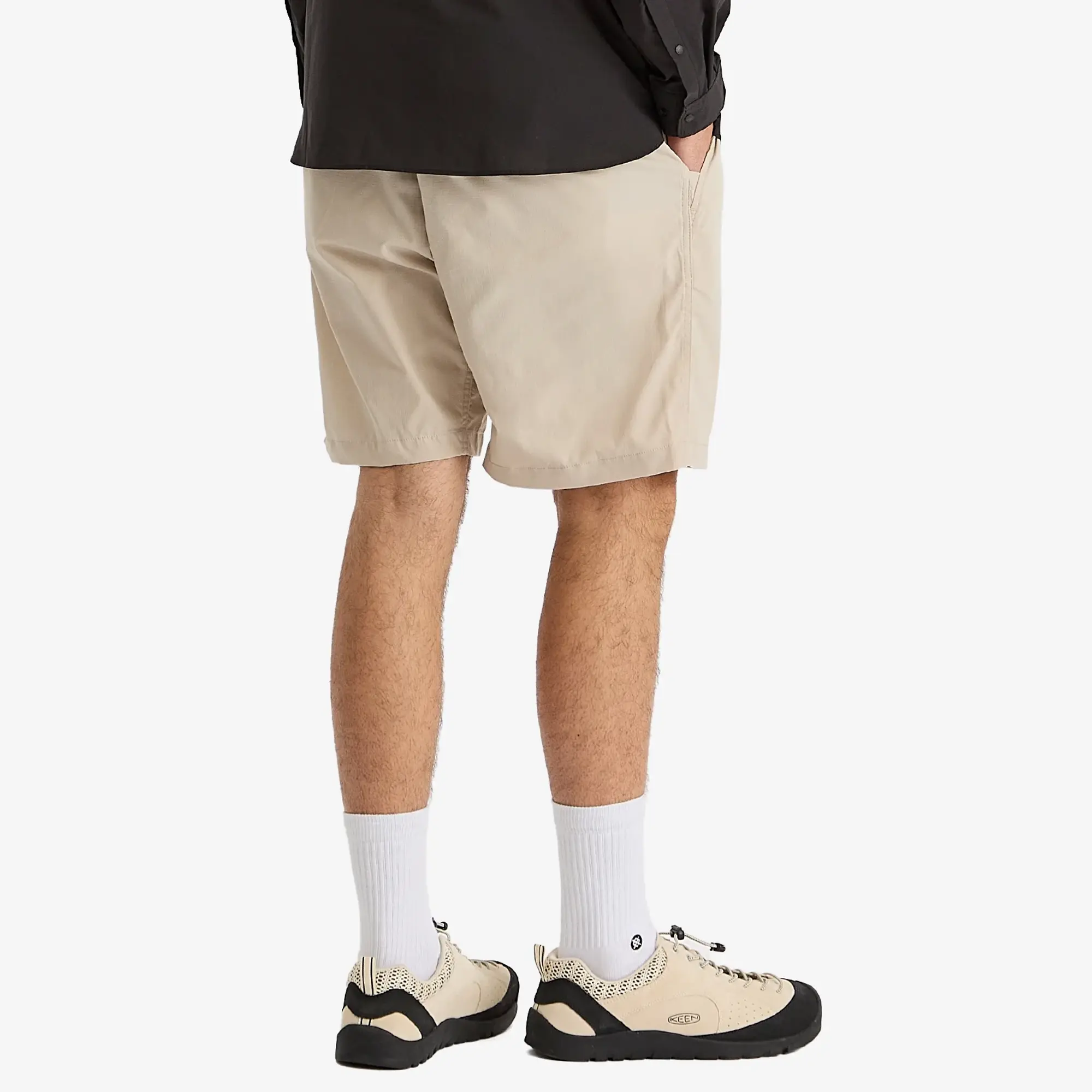 NANGA Men's Hinoc Ripstop Utility Shorts Light Grey