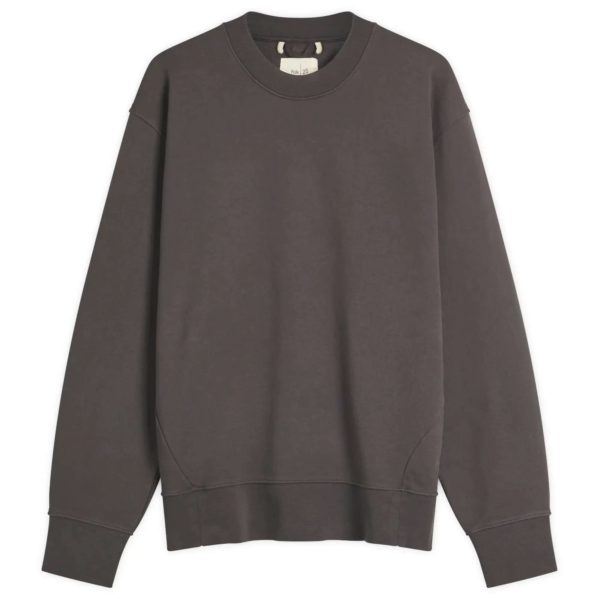 Folk Men's Anniversary Crew Sweatshirt Soft Black