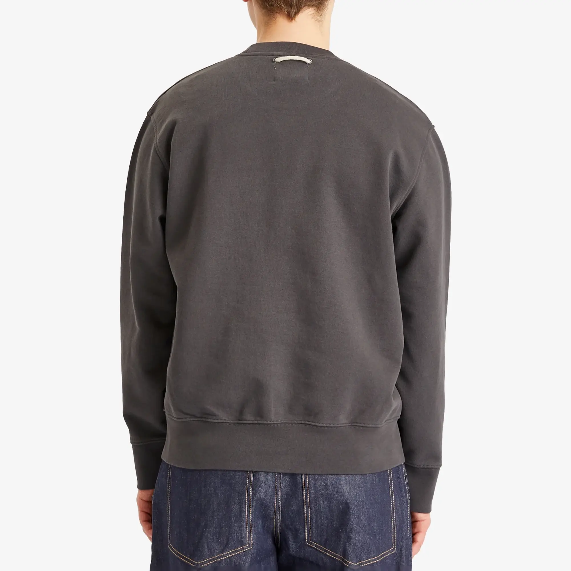 Folk Men's Anniversary Crew Sweatshirt Soft Black