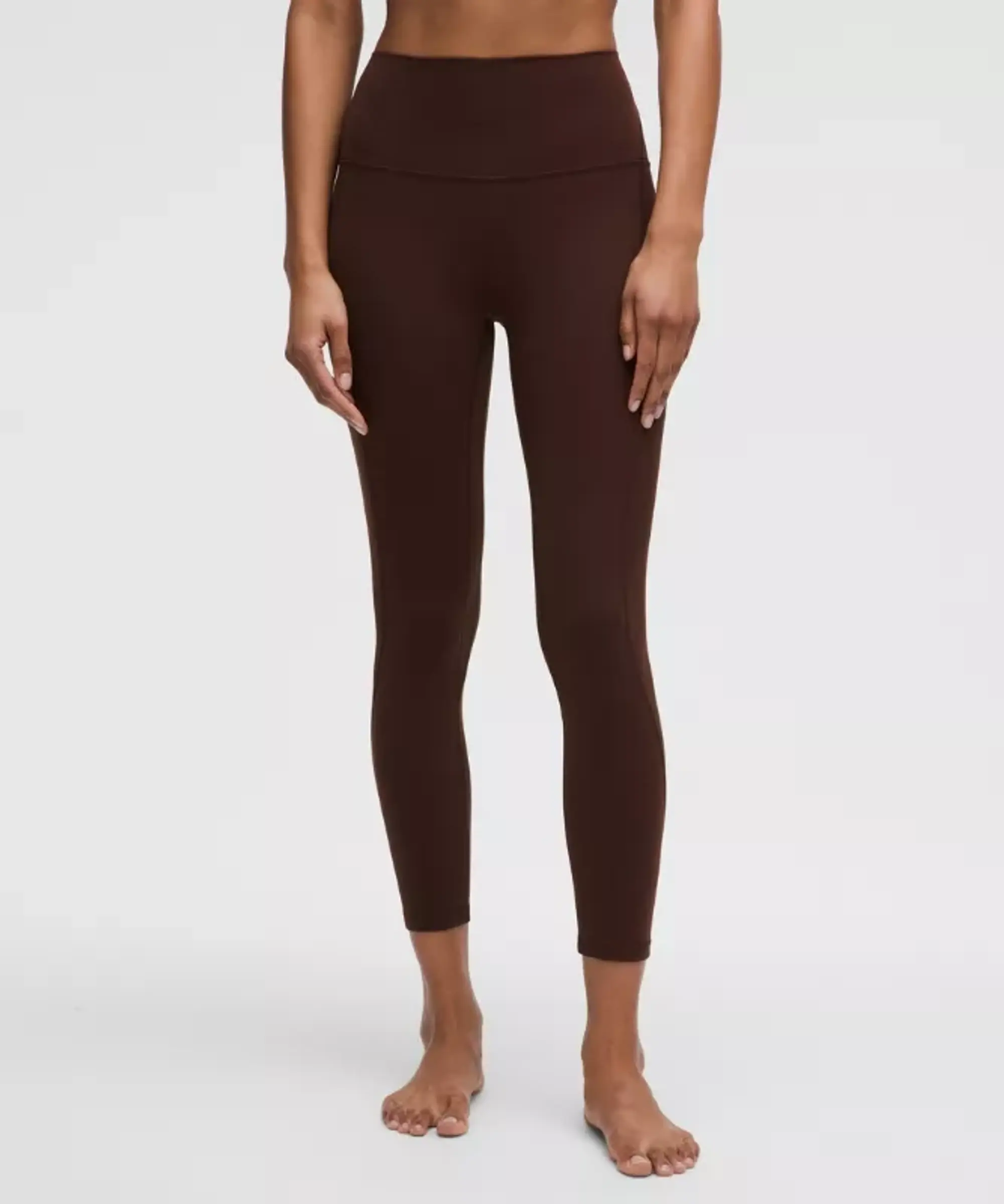 lululemon – Women's Align High-Rise Crop Leggings with Pockets – 23" – Color Brown – Size 0