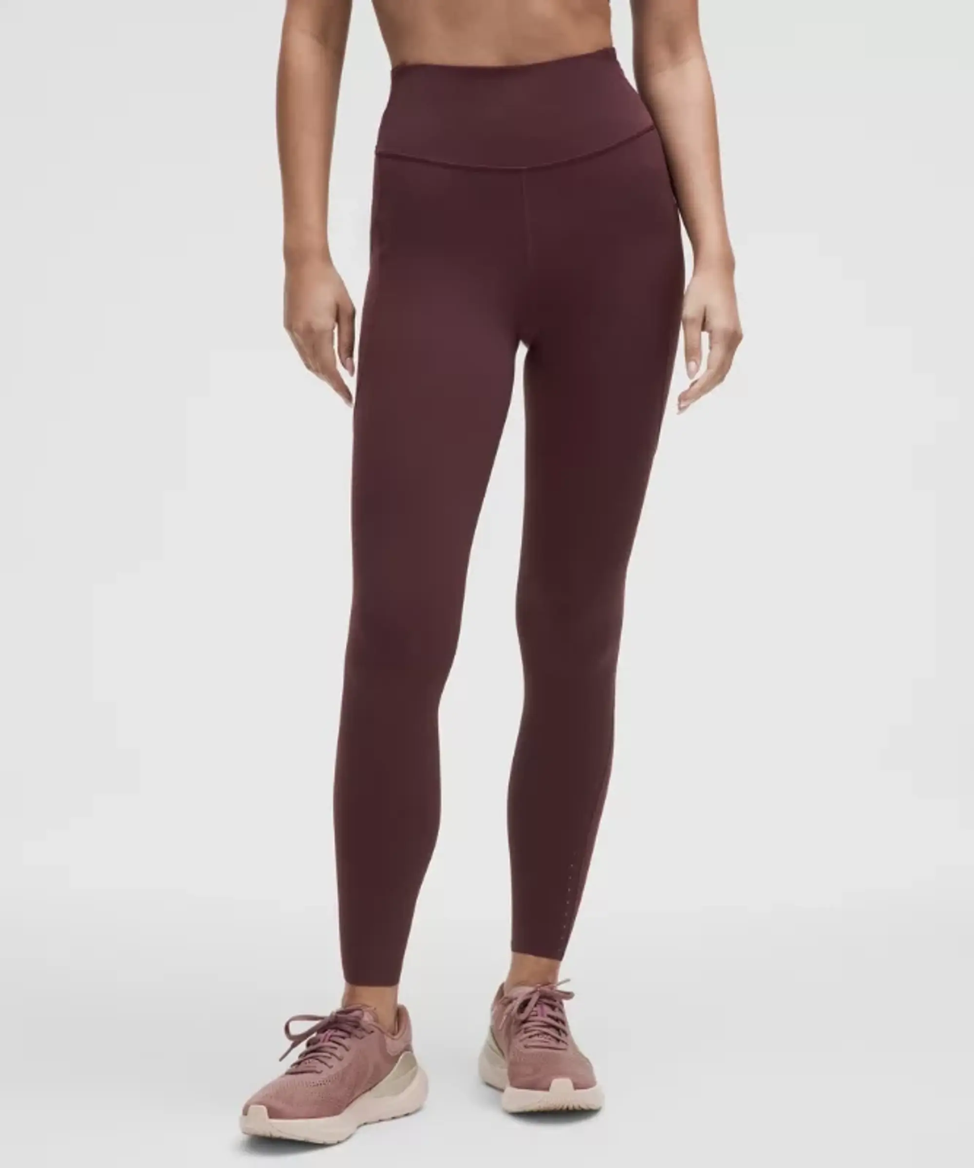 lululemon – Women's Fast and Free High-Rise Tight Leggings 5 Pocket – 28" – Color Purple – Size 0