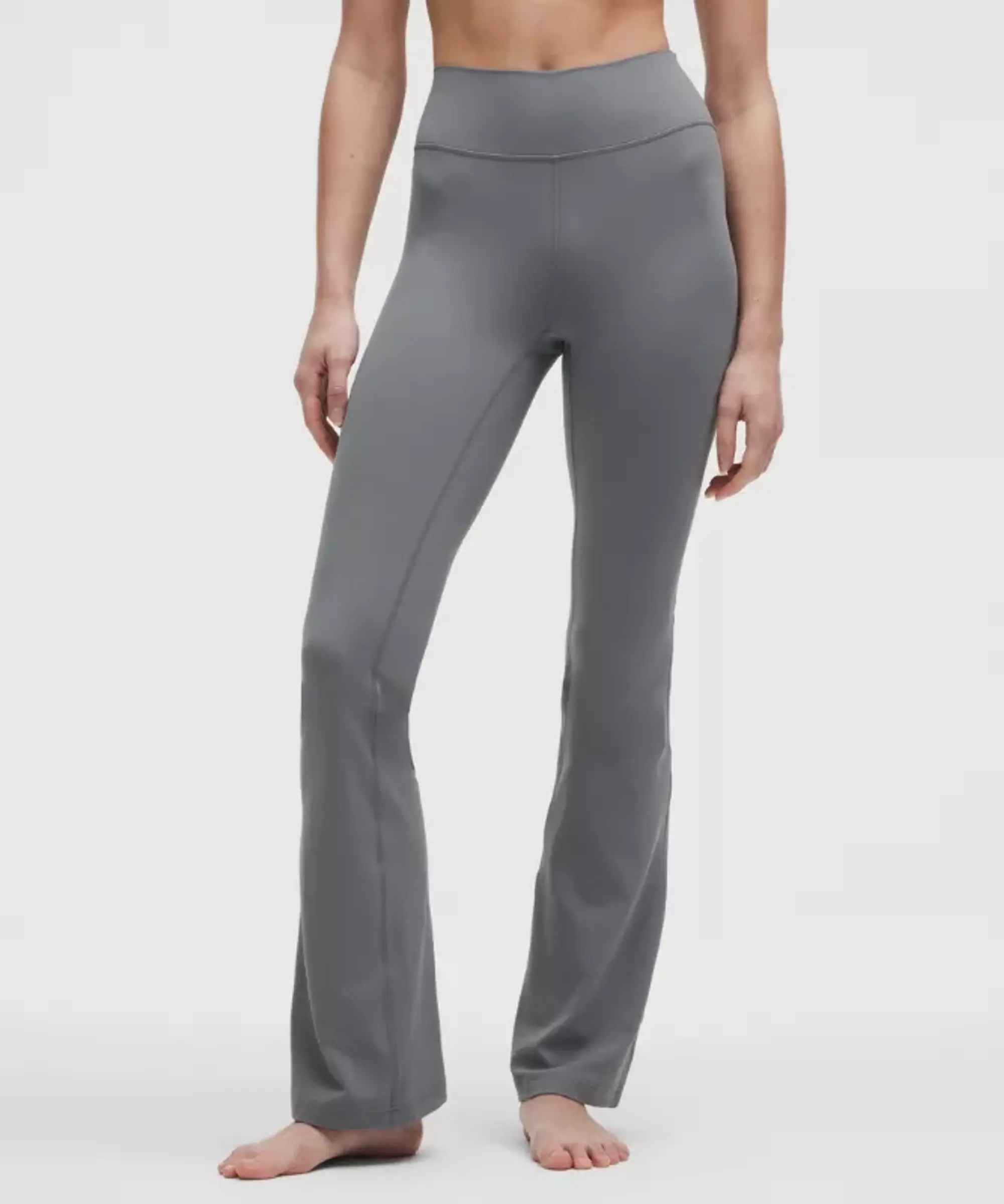 lululemon – Women's Groove Nulu High-Rise Flared Pants Regular – Color Grey – Size 0