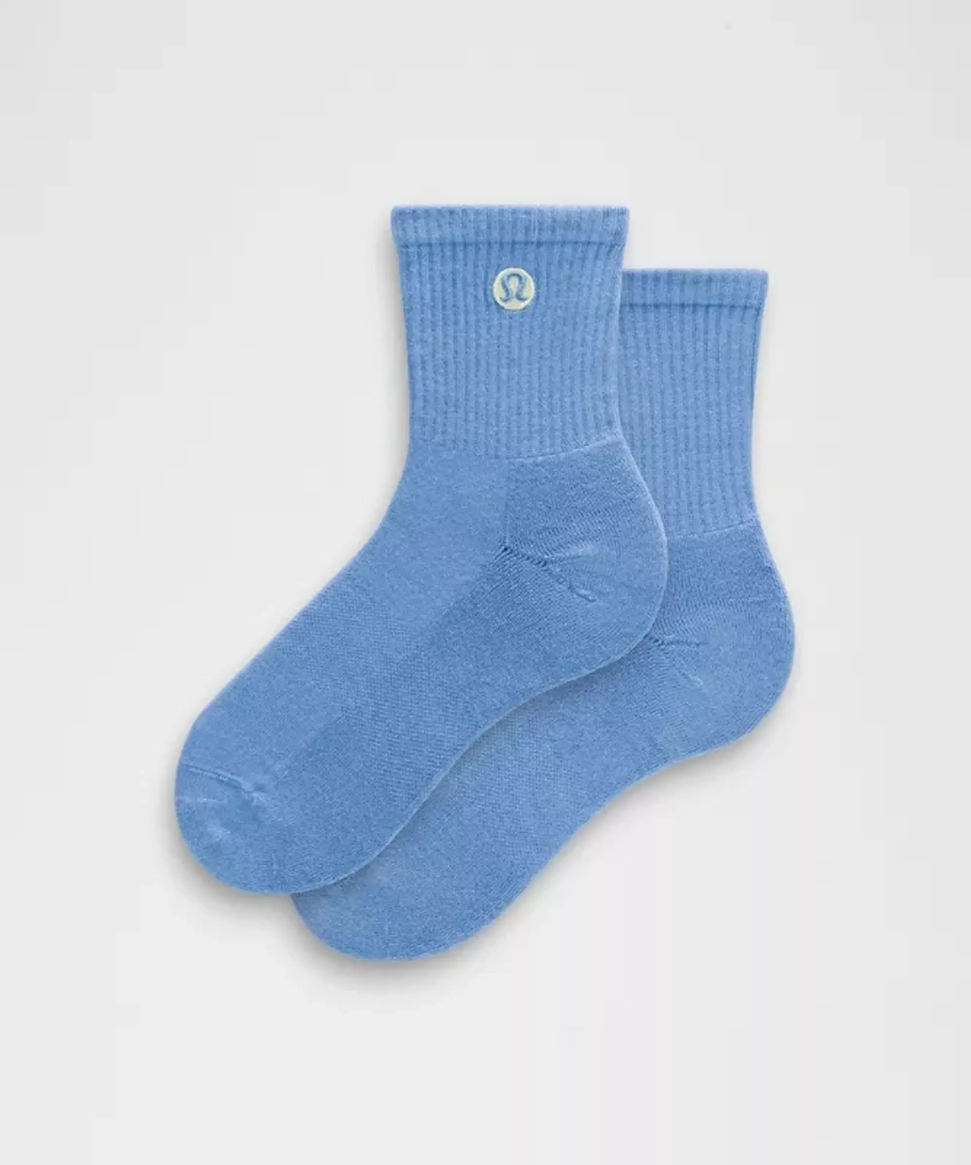 lululemon – Men's Unisex Daily Essential Quarter Socks – Color Blue – Size L