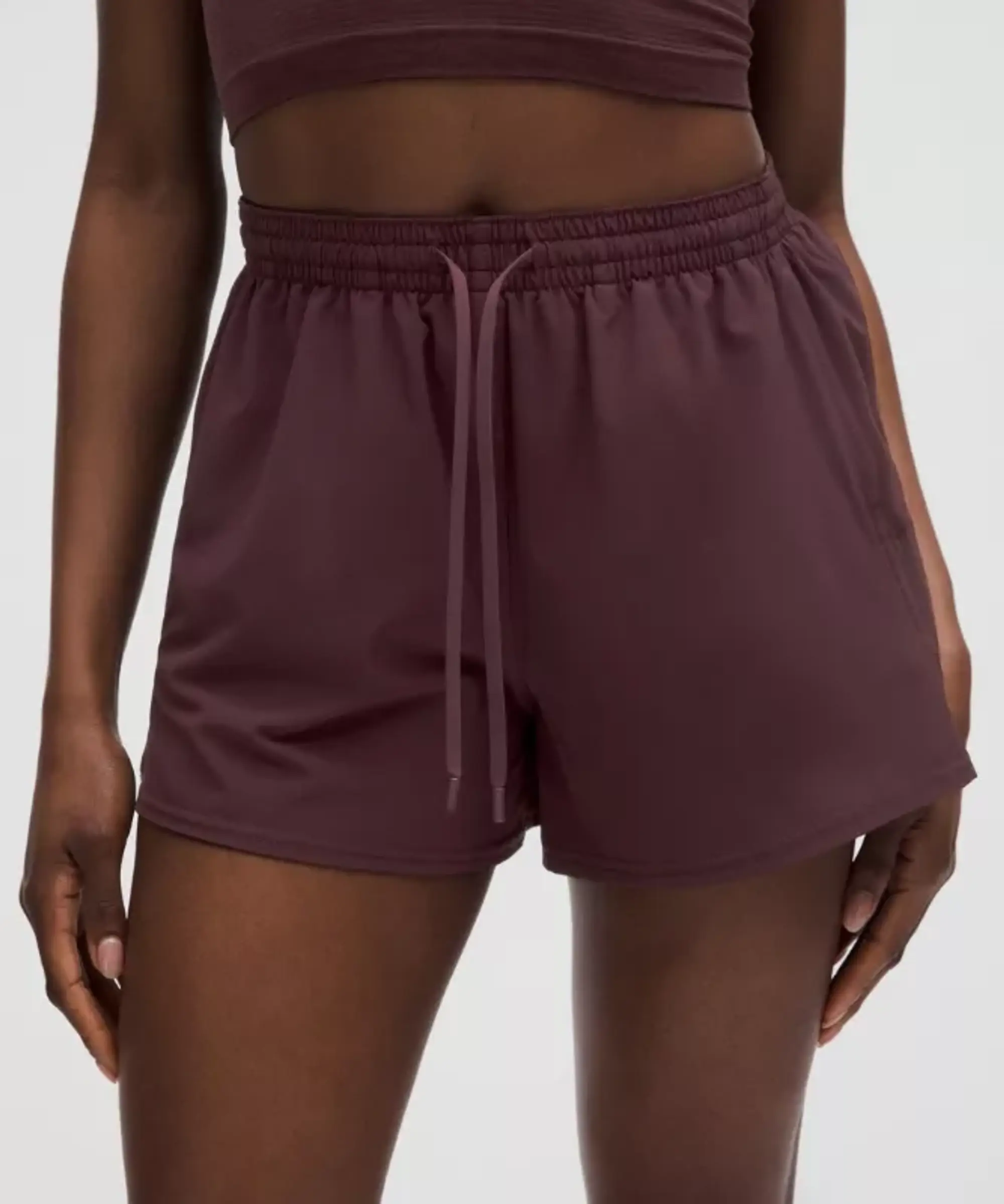 lululemon – Women's Pace Rival High-Rise Shorts – 3" – Color Purple – Size 0