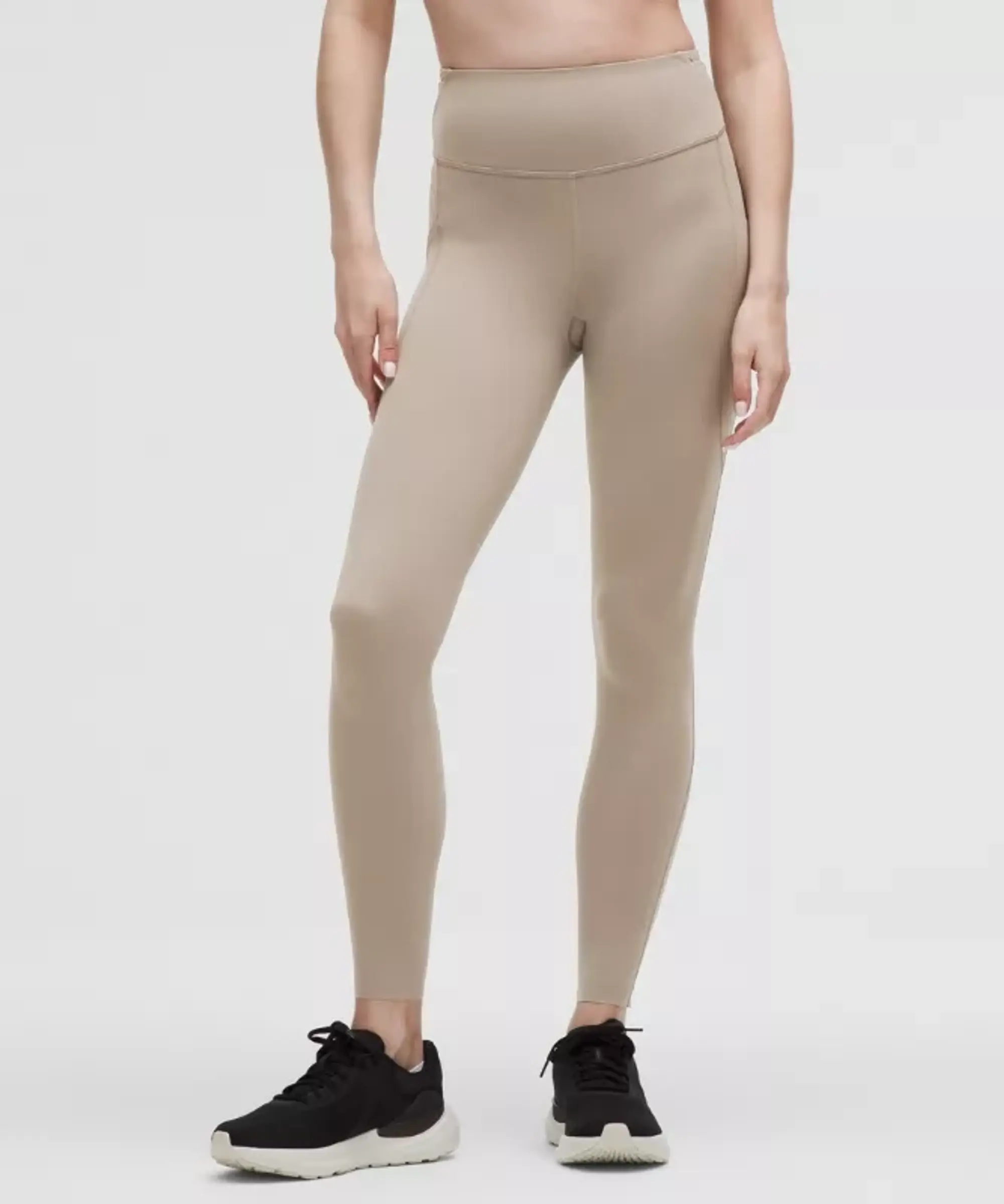 lululemon – Women's Fast and Free High-Rise Tight Leggings 5 Pocket – 28" – Color Grey – Size 0