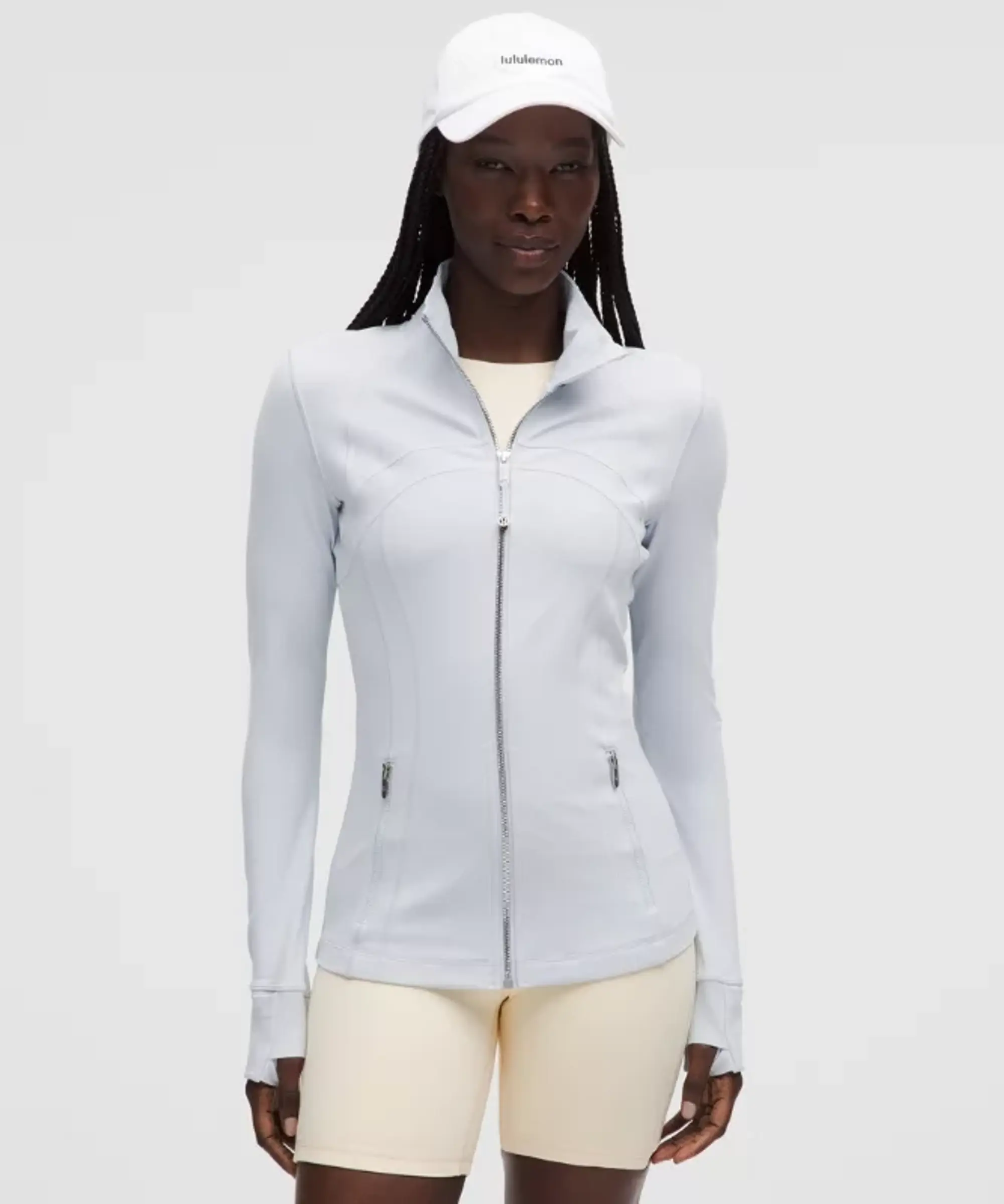 lululemon – Women's Define Jacket Nulu – Color Blue/Silver/Pastel – Size 12