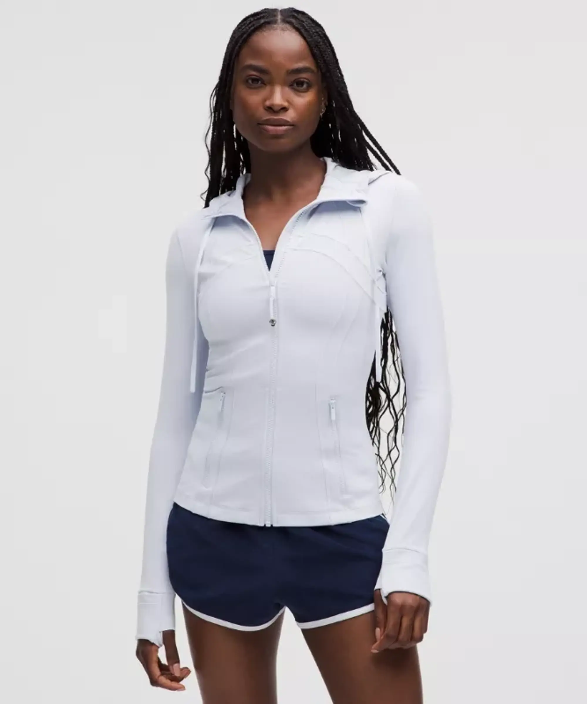 lululemon – Women's Define Hooded Jacket Nulu – Color Blue – Size 0