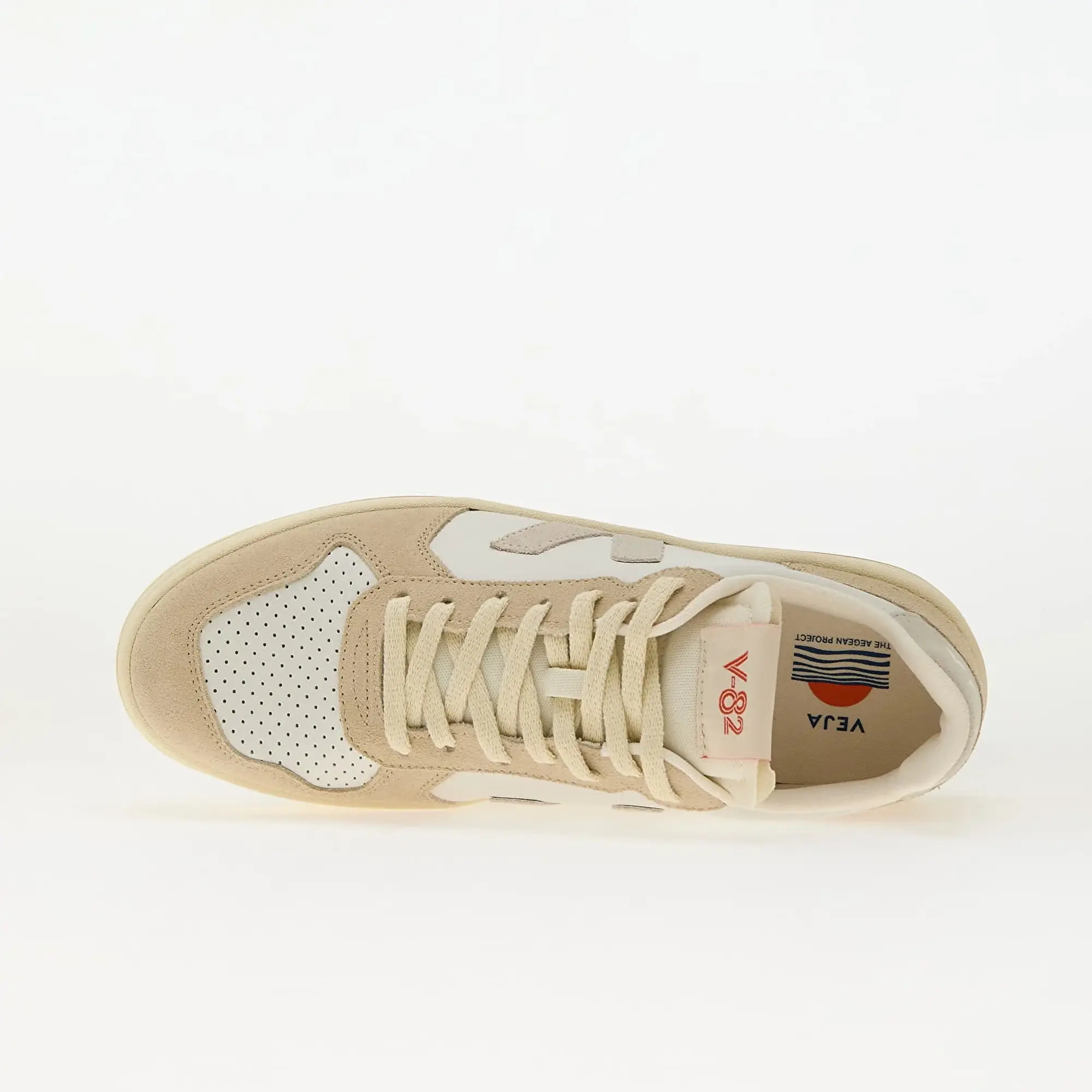 Sneakers Veja V-82 Leather Ex-White Natural Almond Eur 41