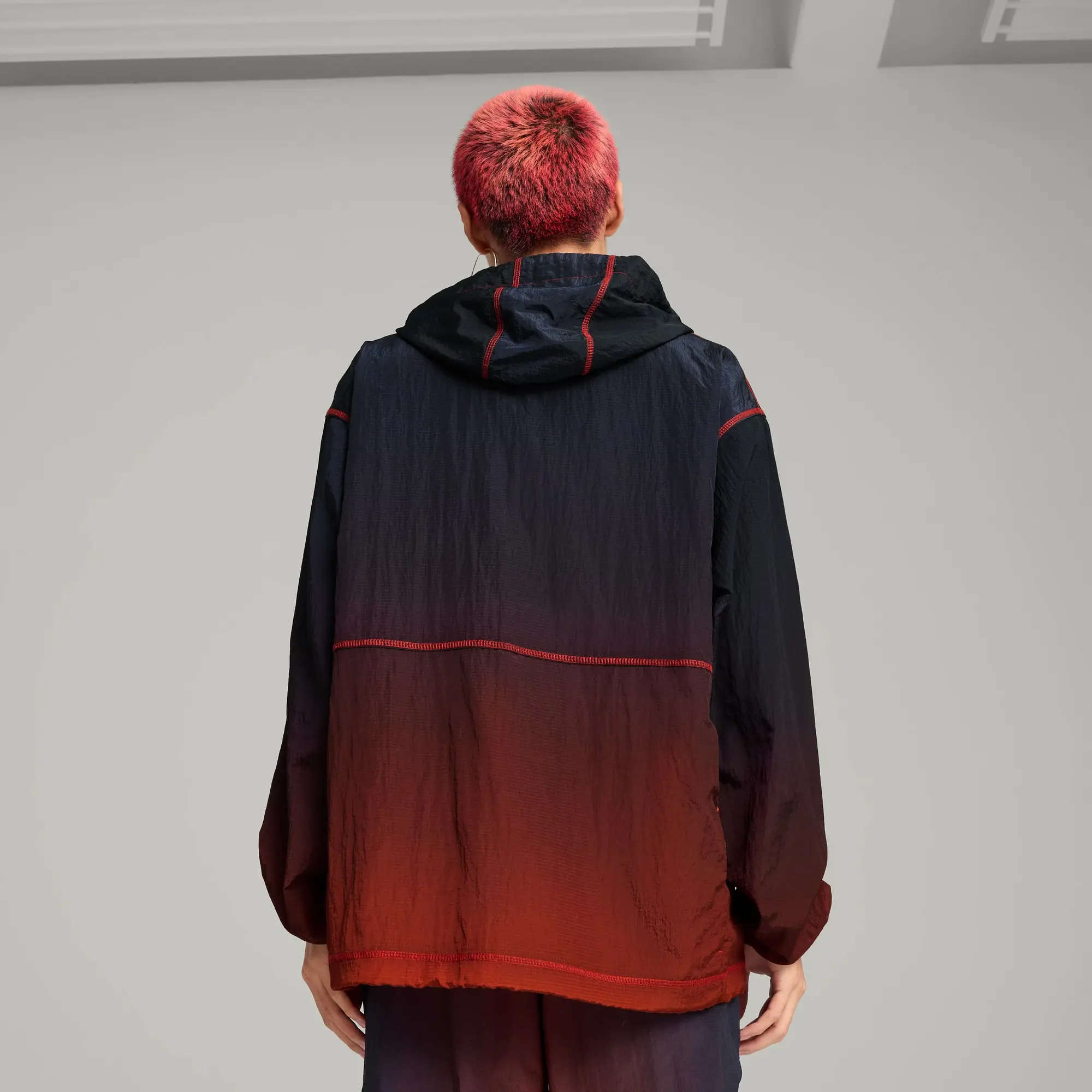 PUMA x Aries Light Jacket Unisex, Mars Red, size Large