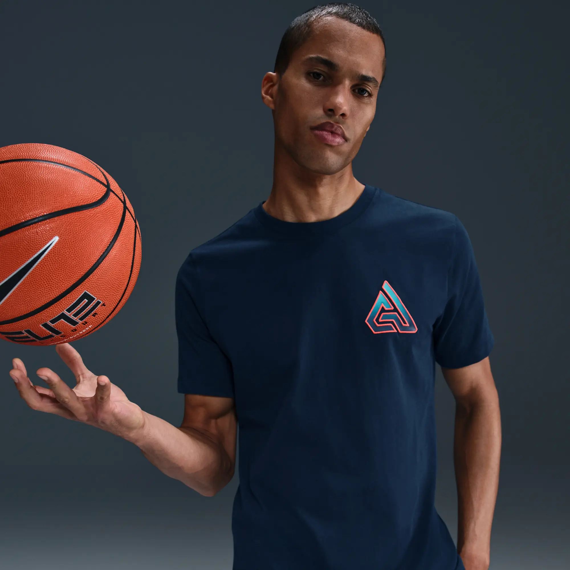 Nike Giannis Men's Basketball T-shirt - Blue - Cotton