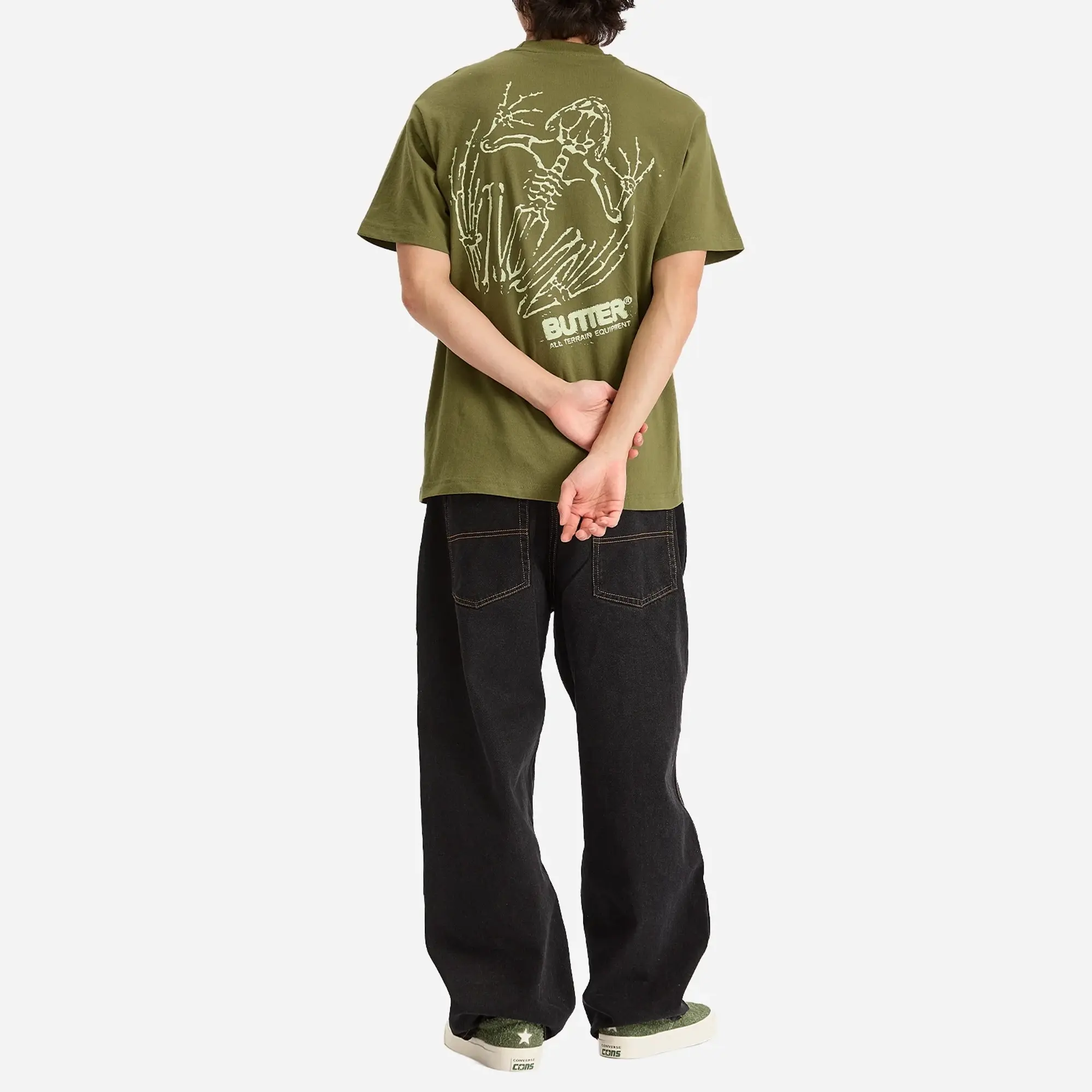 Butter Goods Men's Fossil T-Shirt Moss
