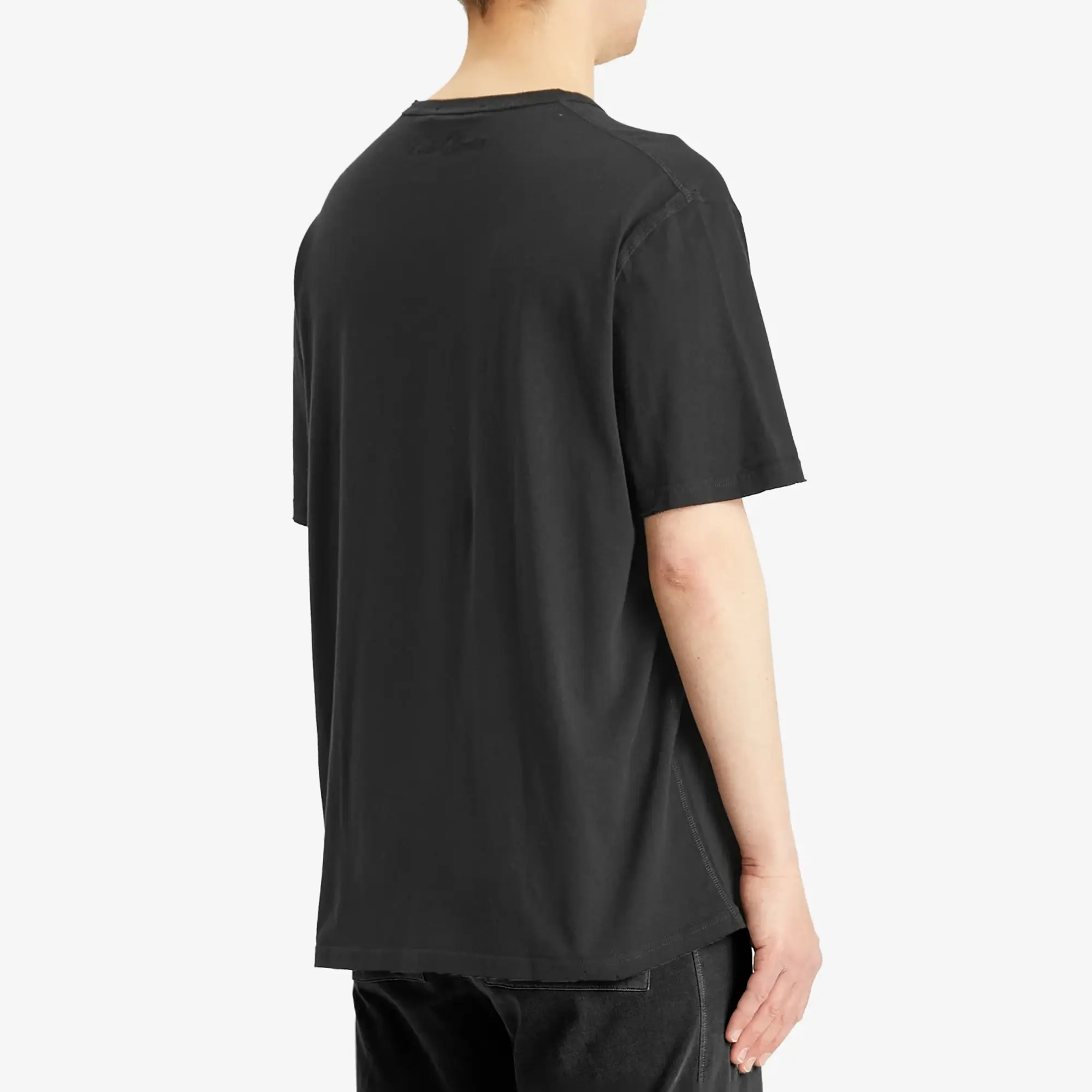 Cole Buxton Men's Distressed Cole T-Shirt Vintage Black