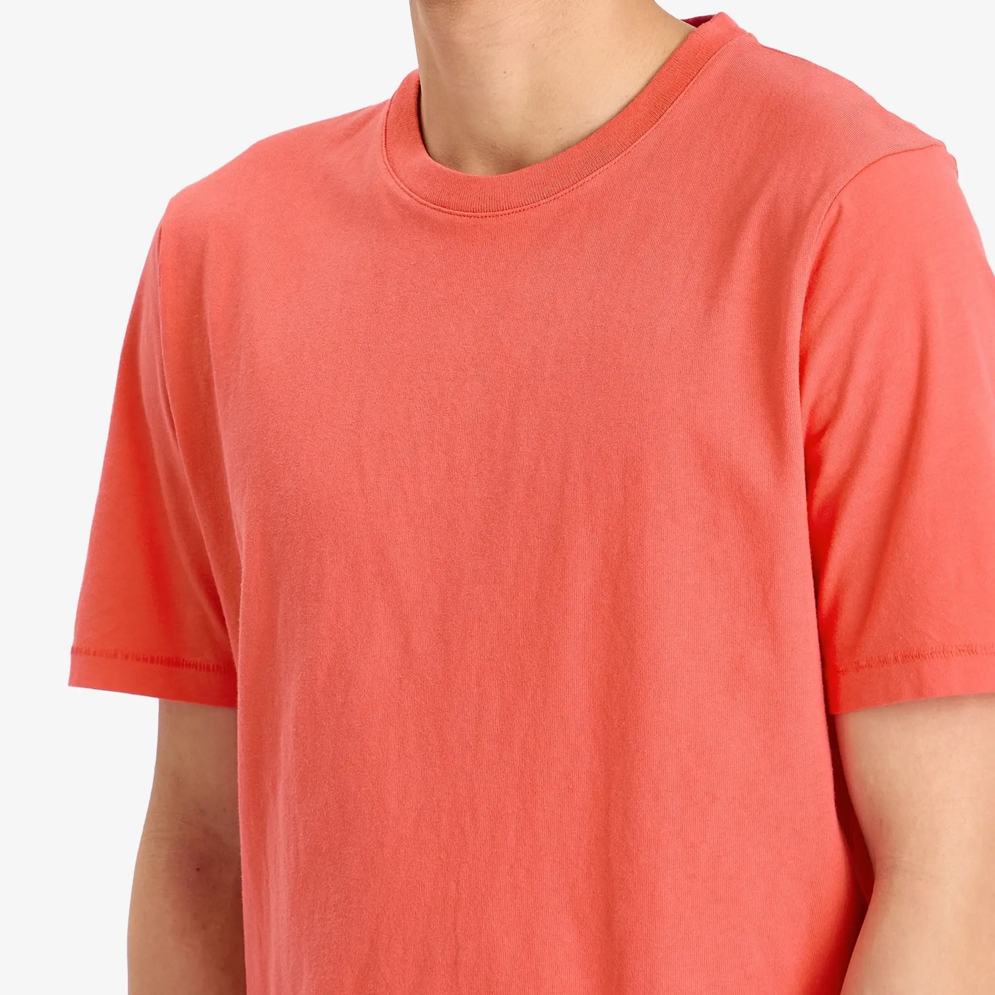 Folk Men's Contrast Sleeve T-Shirt Raspberry