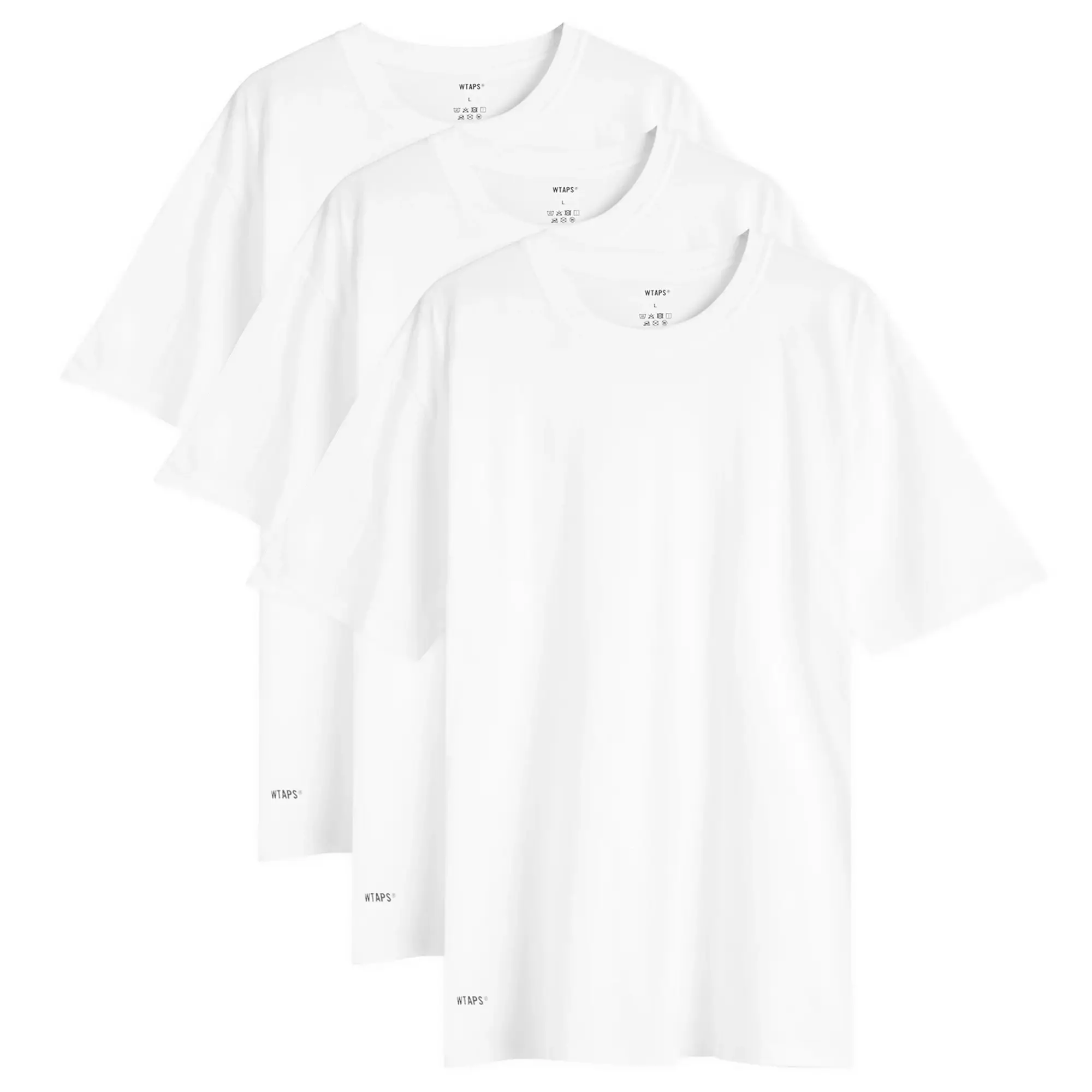 WTAPS Men's Skivvies T-Shirt - 3-Pack White