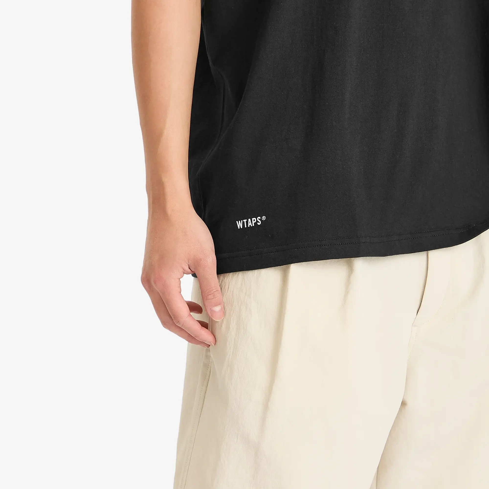 WTAPS Men's Skivvies T-Shirt - 3-Pack Black