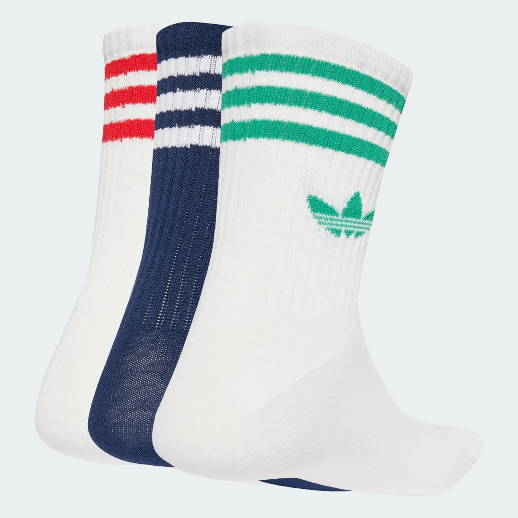 adidas 3-Stripes Crew Socks 3 Pairs